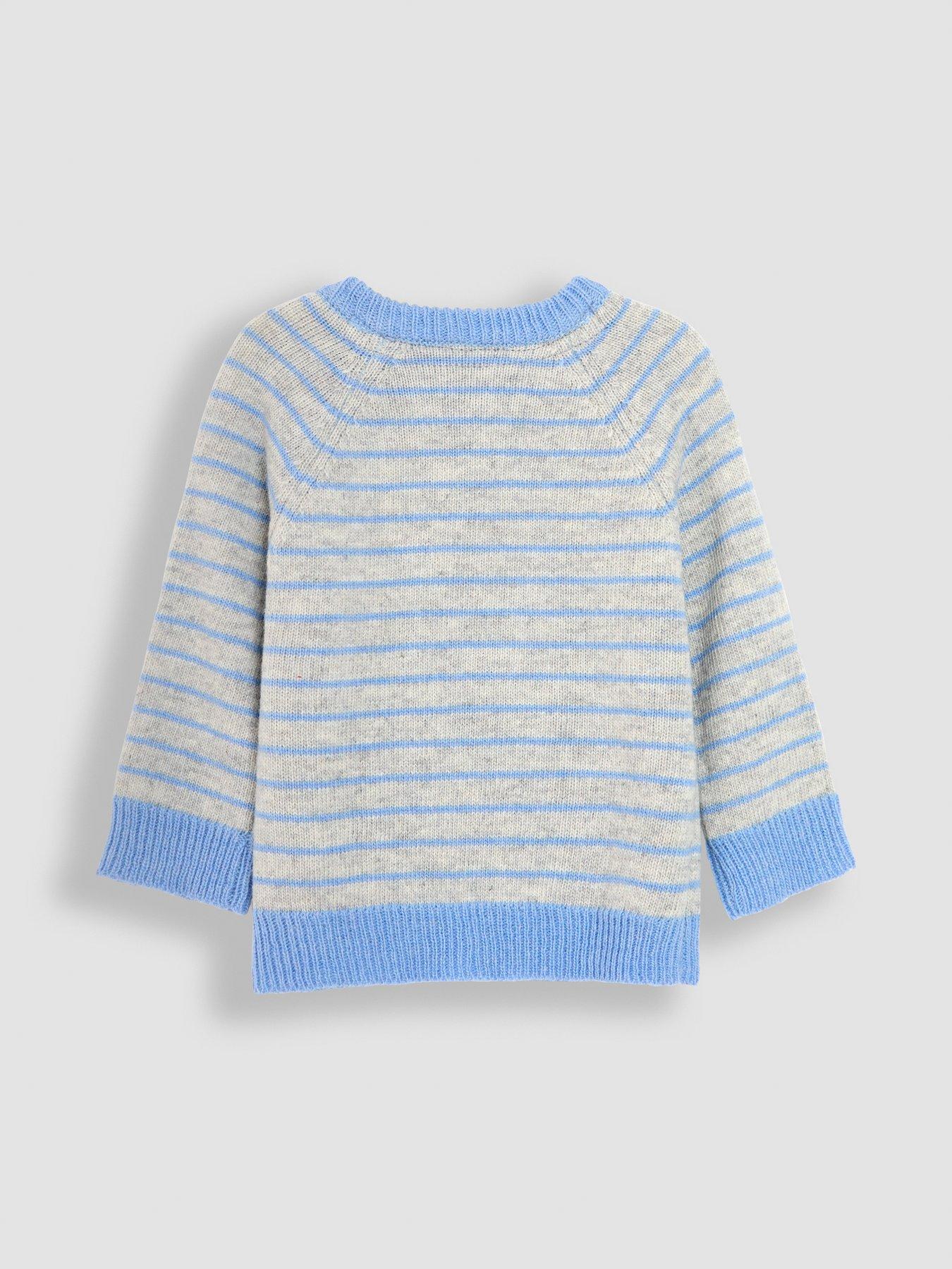  image of jojo-maman-bebe-boys-boat-jumper-blue