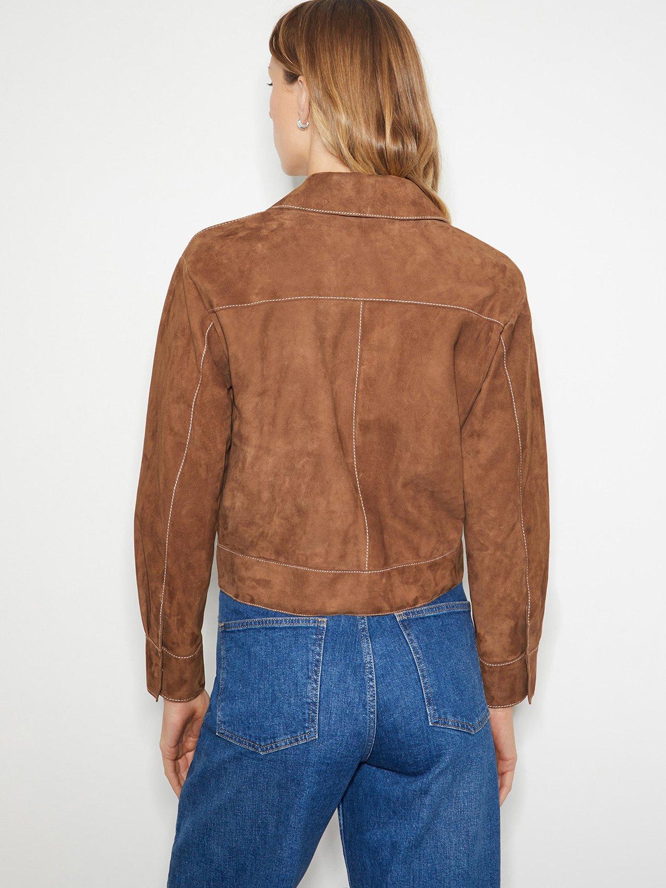 Image 2 of 4 of Monsoon Iris Suede Jacket