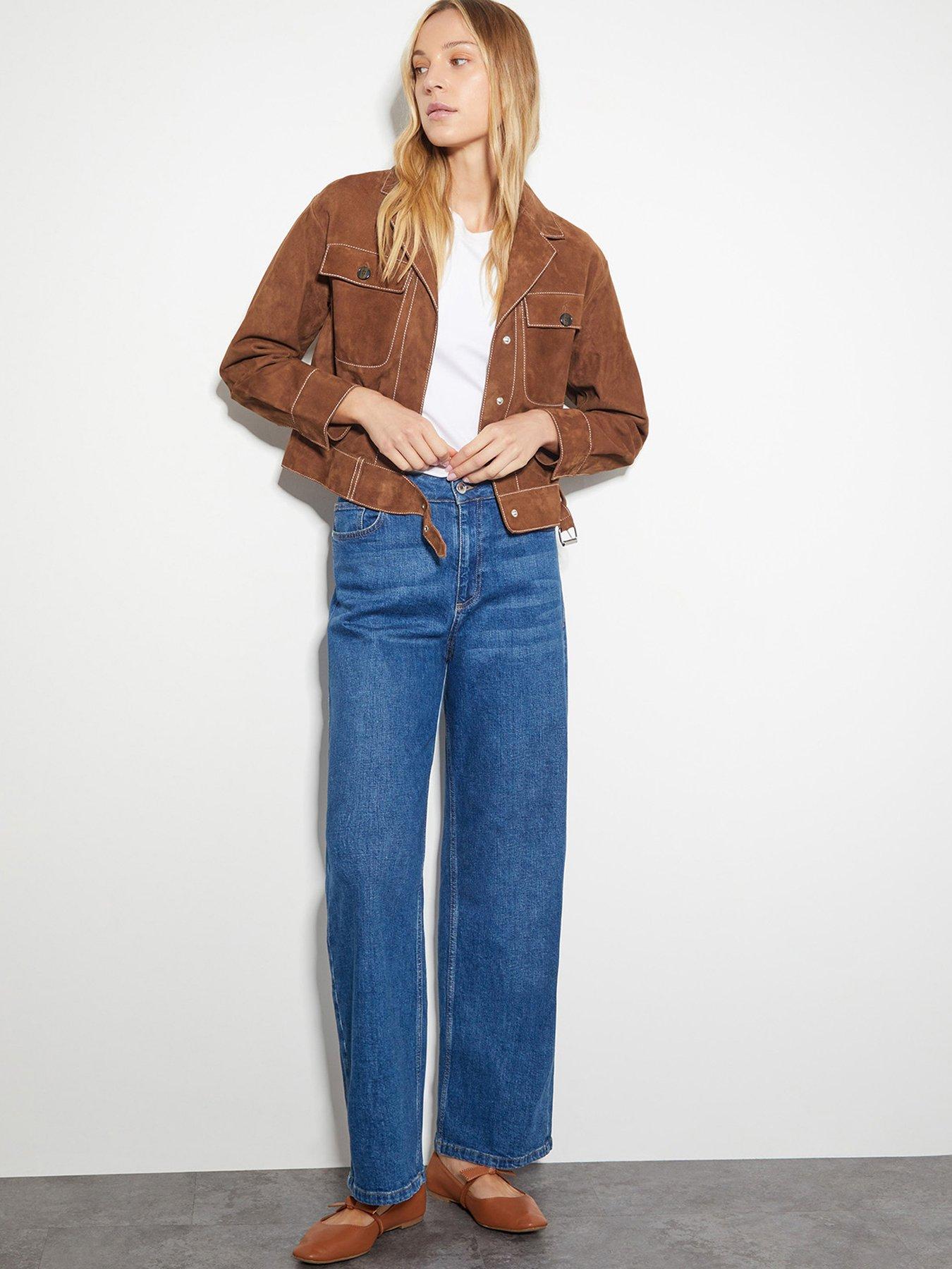 Image 3 of 4 of Monsoon Iris Suede Jacket