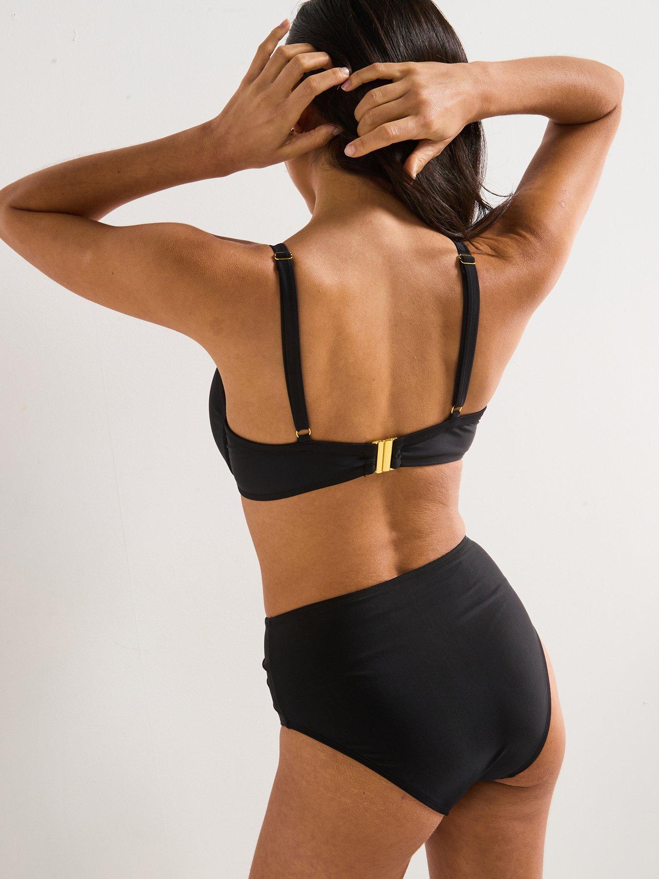  image of everyday-mix-amp-match-twist-high-waisted-bikini-brief-black