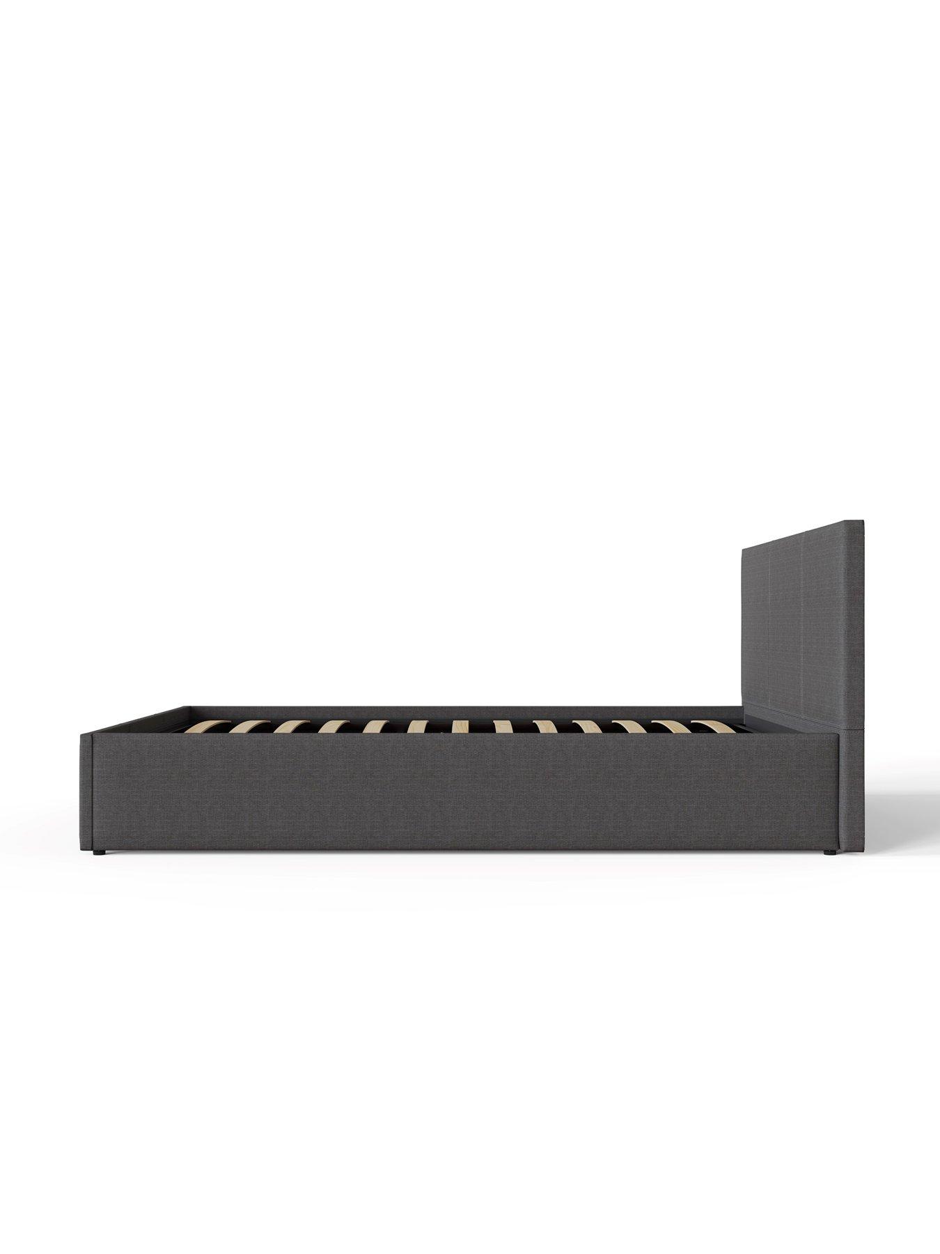  image of gfw-odessa-side-lift-up-ottoman-storage-bed-with-sleepycastle-mattress-options-buy-amp-save