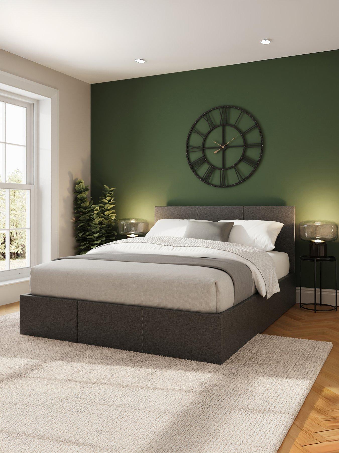 GFW Odessa Side Lift Up Ottoman Storage Bed with Sleepycastle Mattress Options (Buy  &  SAVE!)