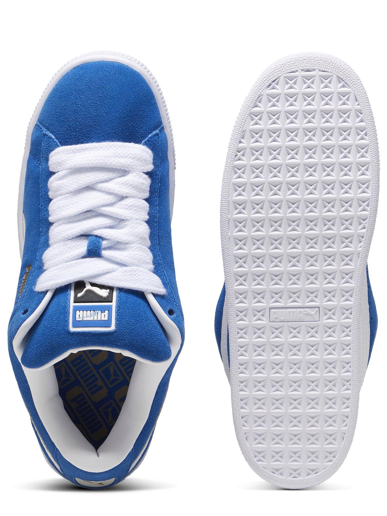  image of puma-mens-suede-xl-trainers-blue