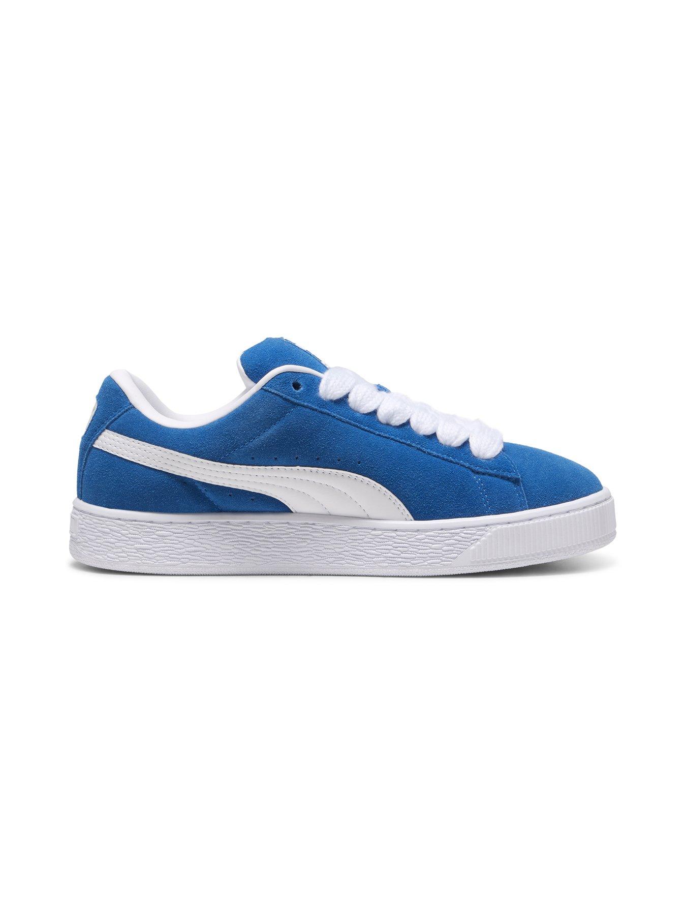  image of puma-mens-suede-xl-trainers-blue