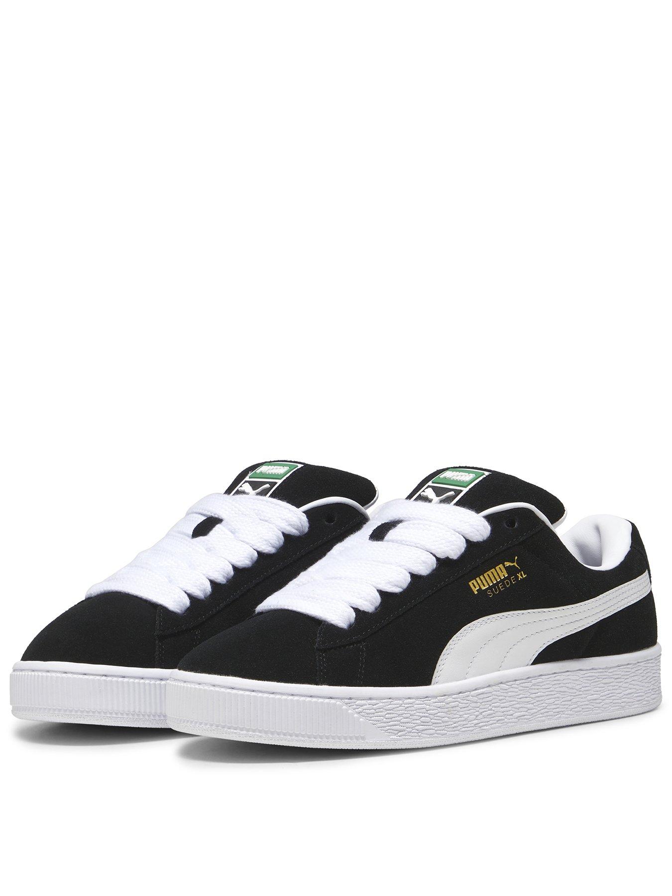 undefined Unisex Suede Xl Trainers - Black/white