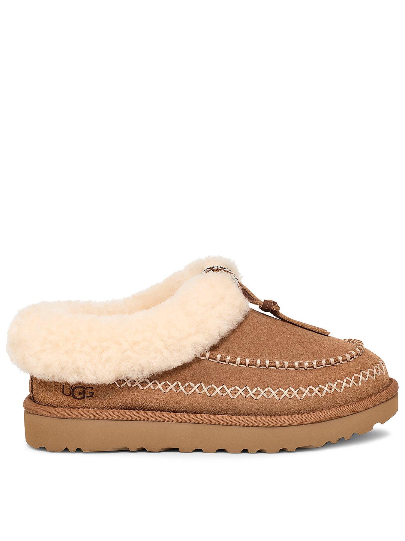 UGG Womens Disquette Alpine Slippers - Chestnut