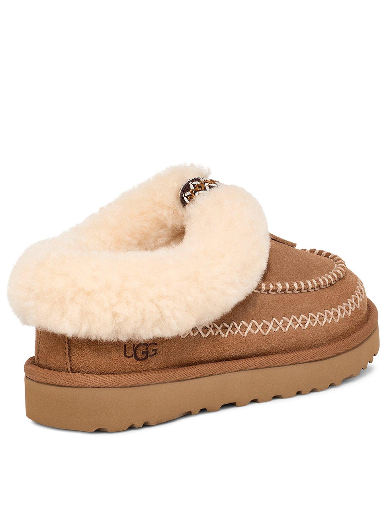 UGG Womens Disquette Alpine Slippers Chestnut Littlewoods