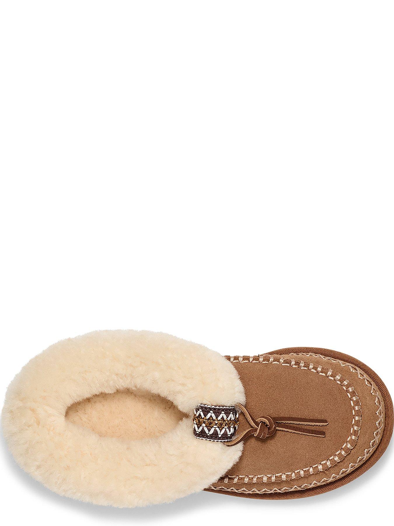 UGG Womens Disquette Alpine Slippers Chestnut Littlewoods