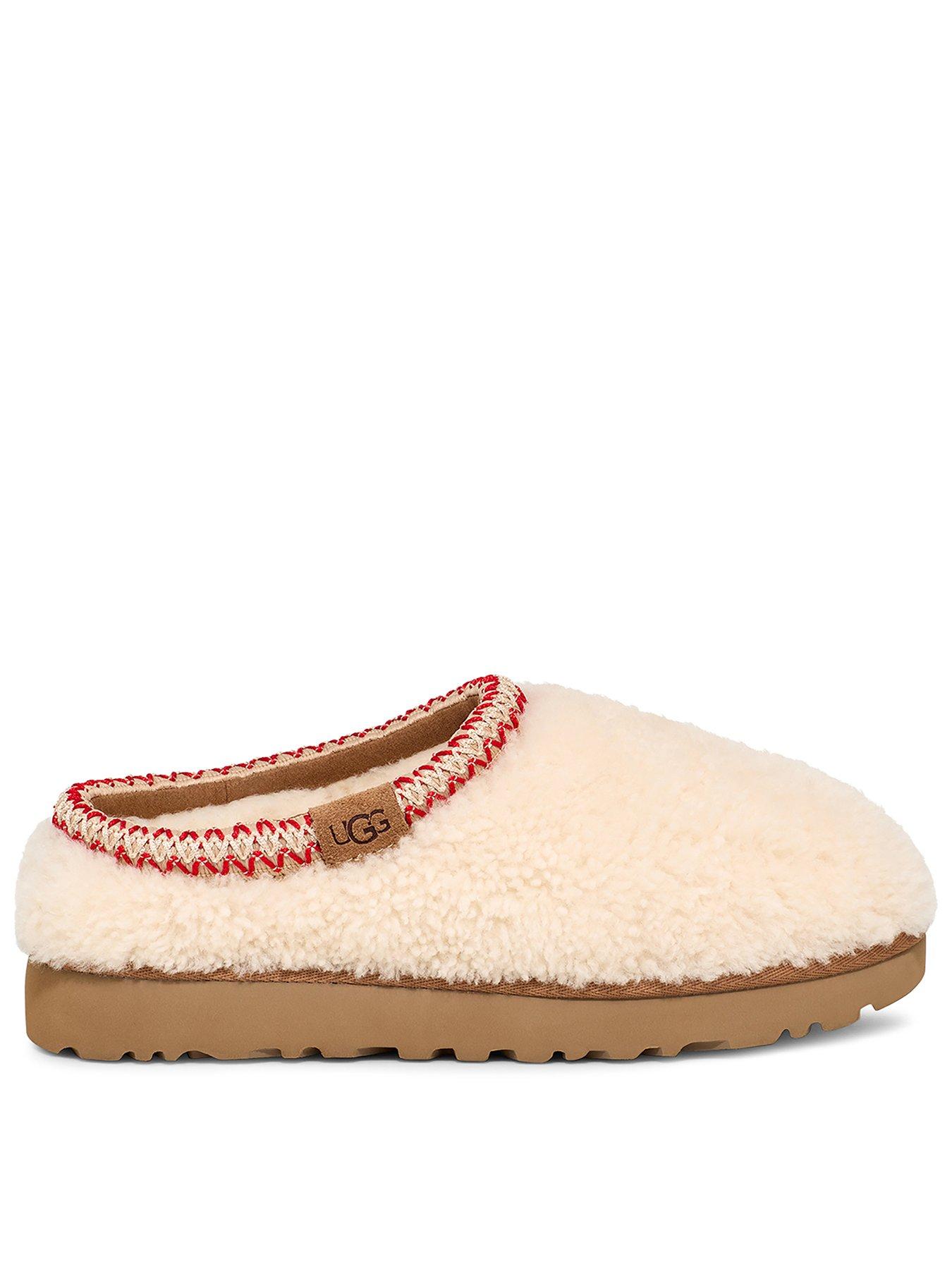 undefined Womens Tasman Mazi Curly Slippers - Natural