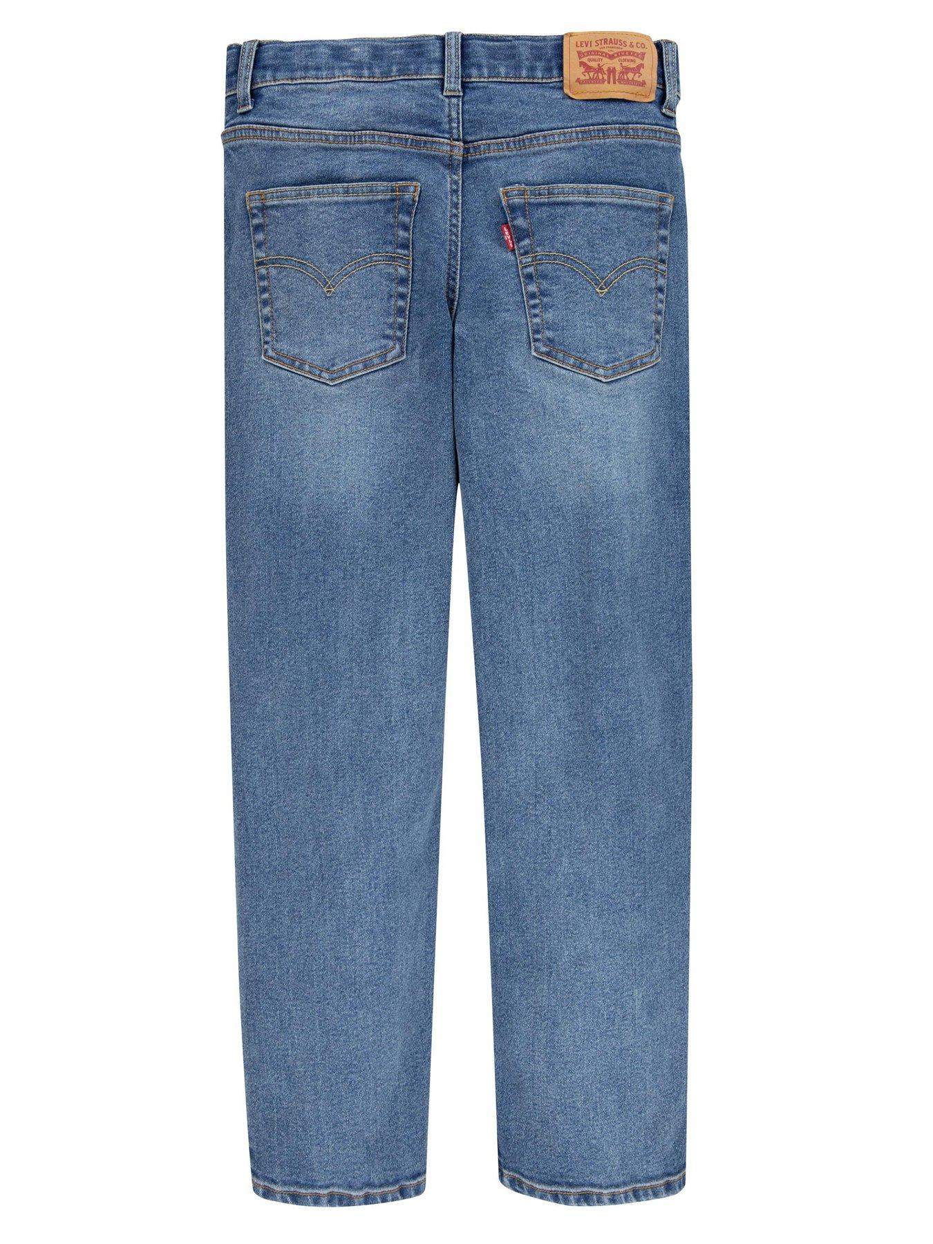  image of levis-boys-stay-loose-taper-jeans-blue