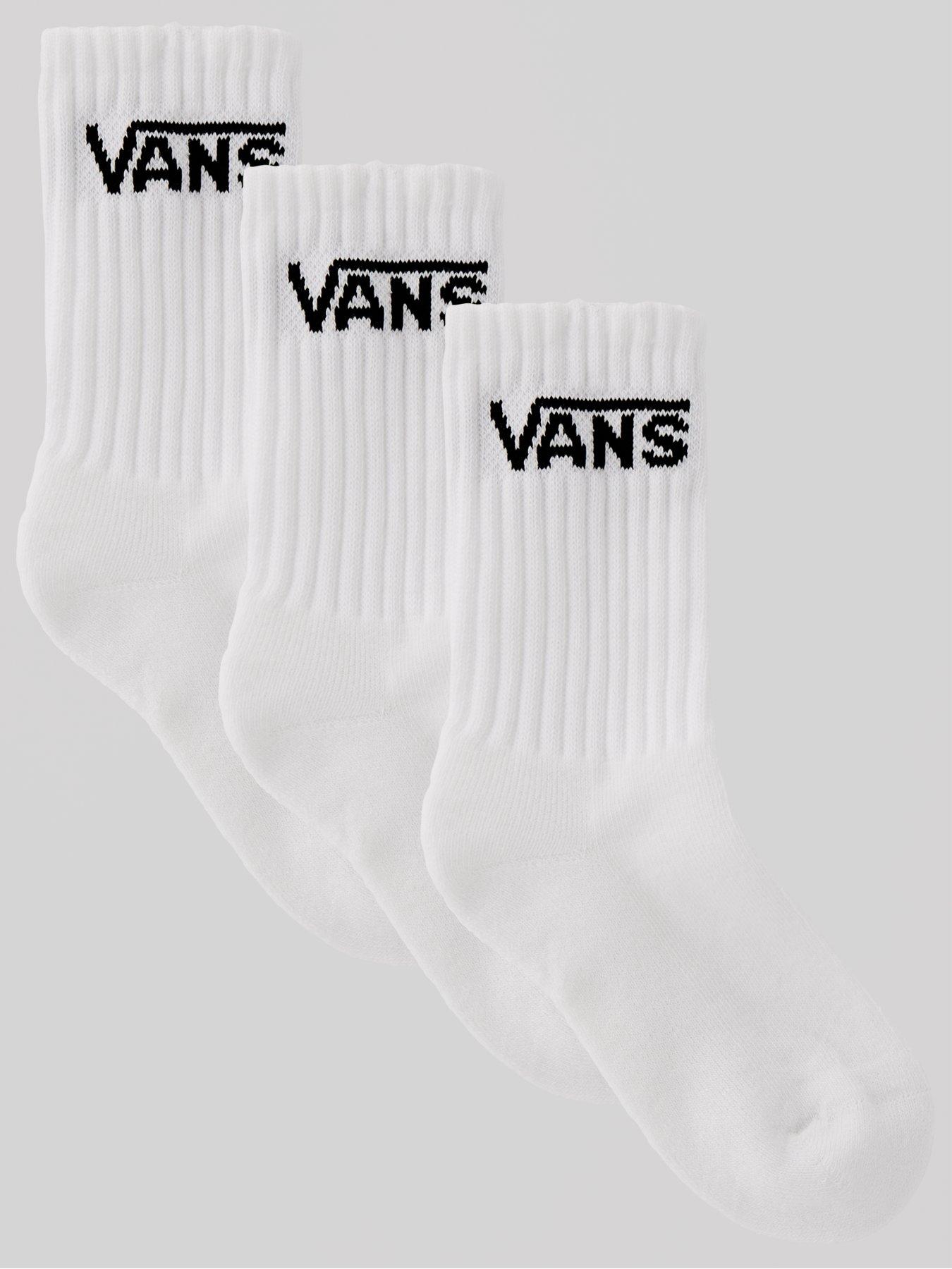 undefined Kid's Classic Crew Sock 3pk - Black/white
