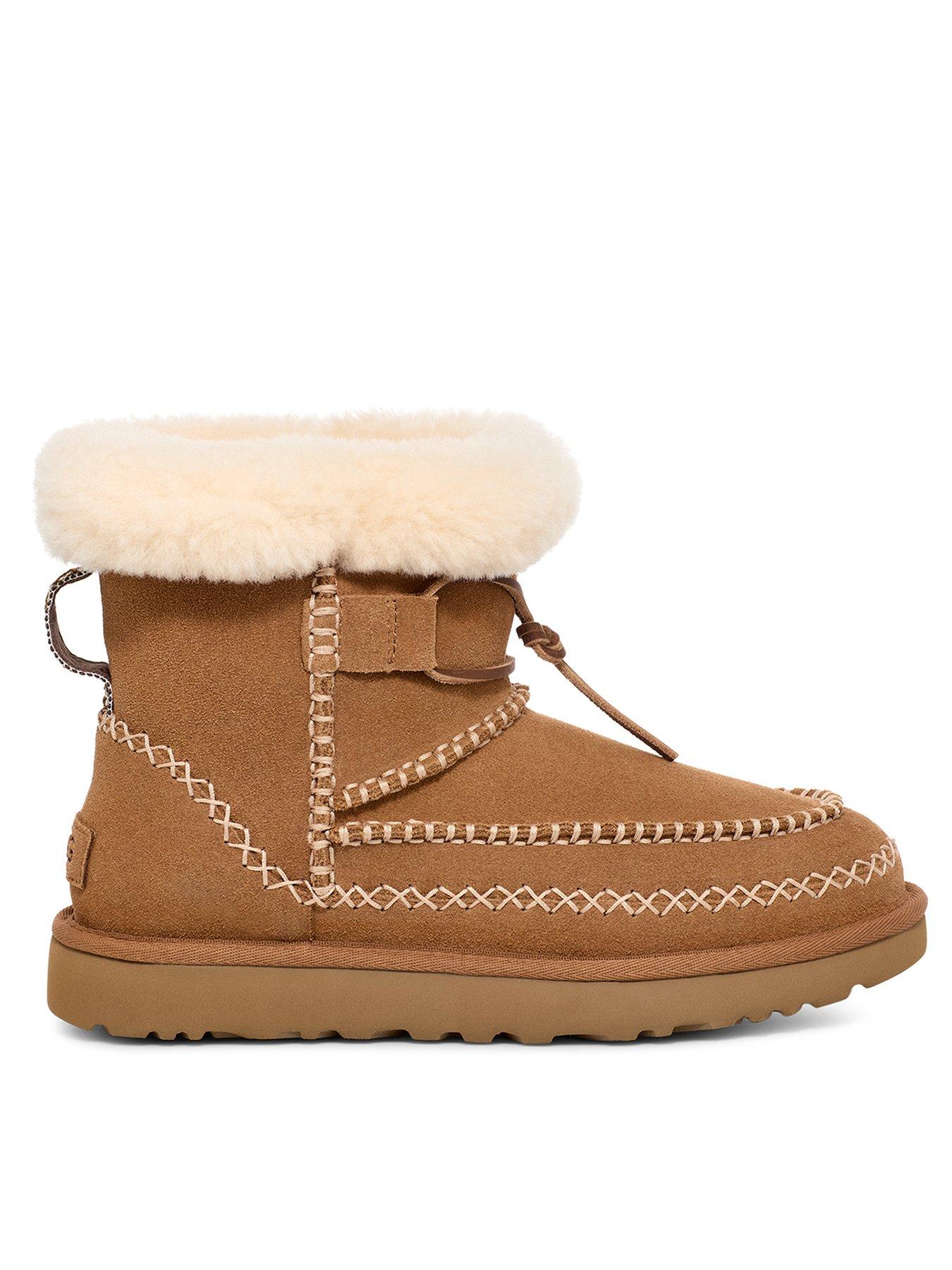 undefined Womens Classic Mini Alpine Boots - Chestnut