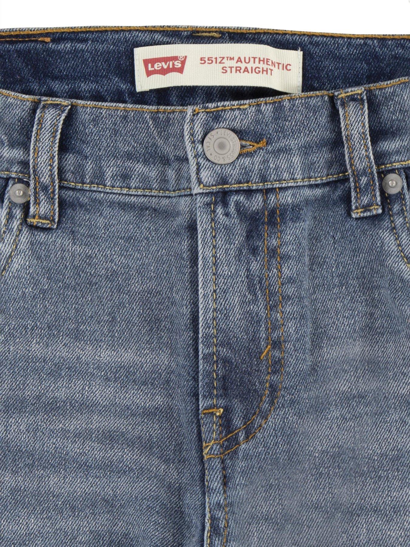  image of levis-boys-551z-authentic-straight-jean-blue