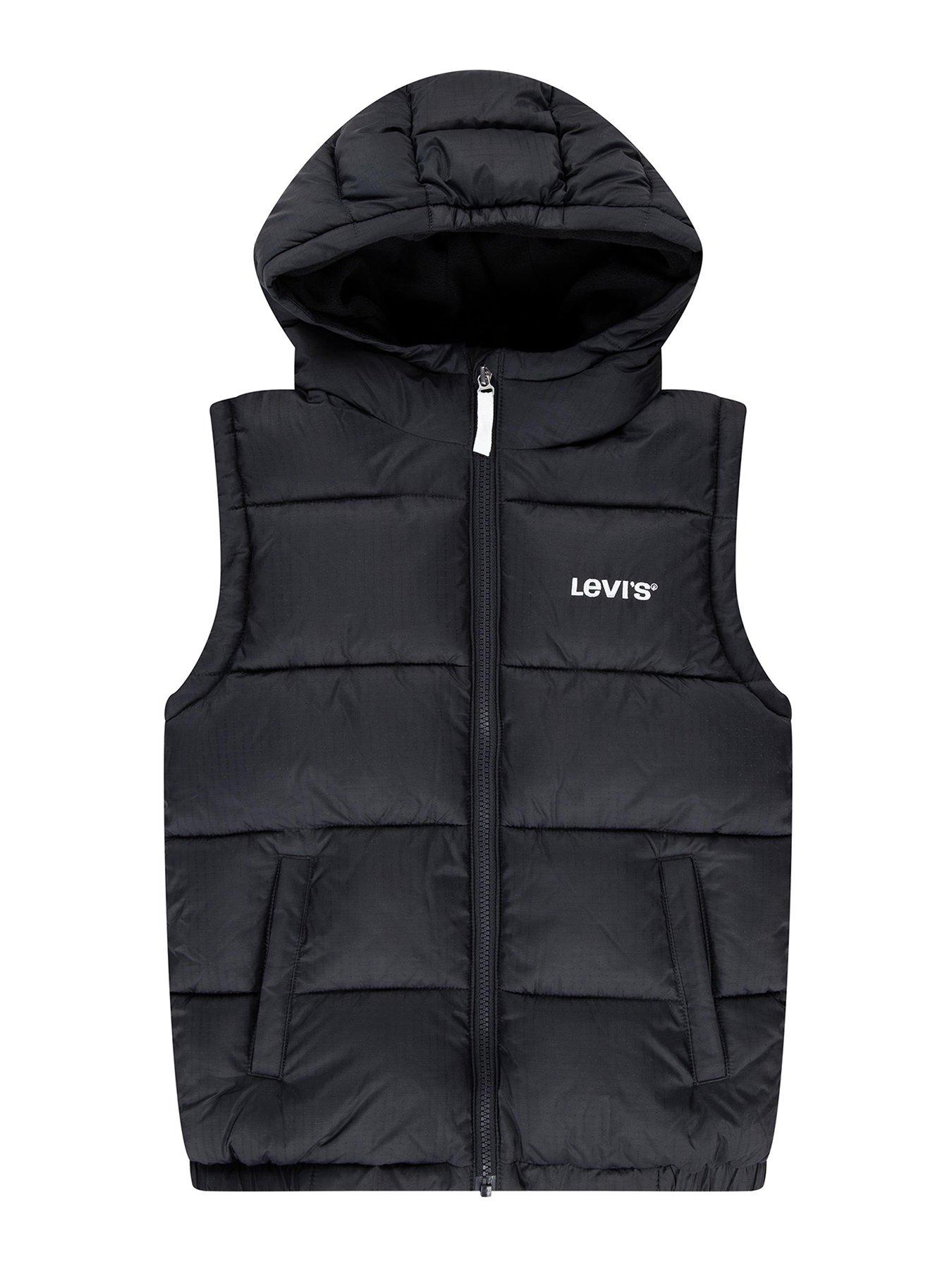 EA7 Emporio Armani Boys Core Id Lightweight Padded Gilet Black littlewoods