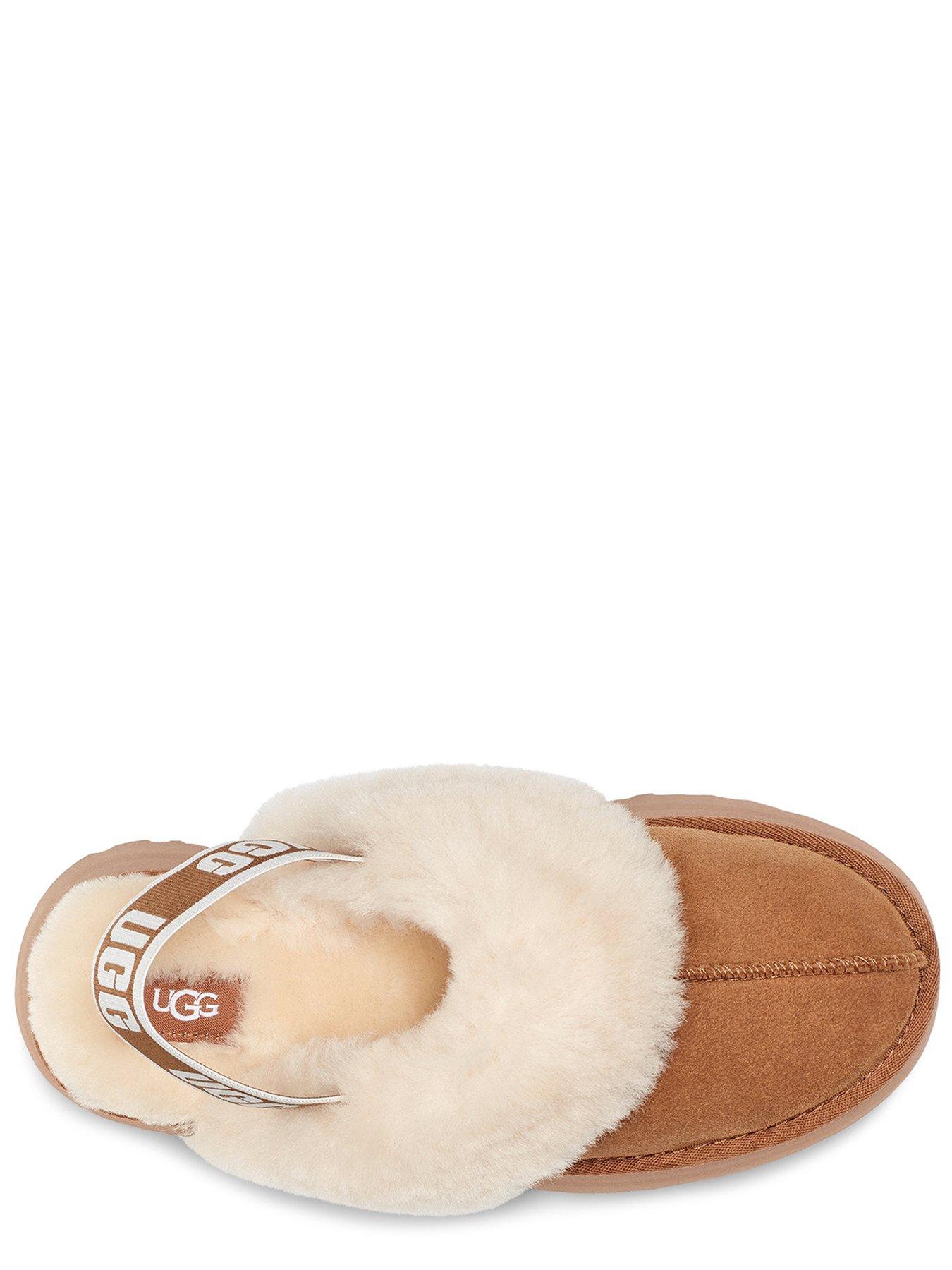 UGG Womens Funkette Slipper Chestnut Littlewoods