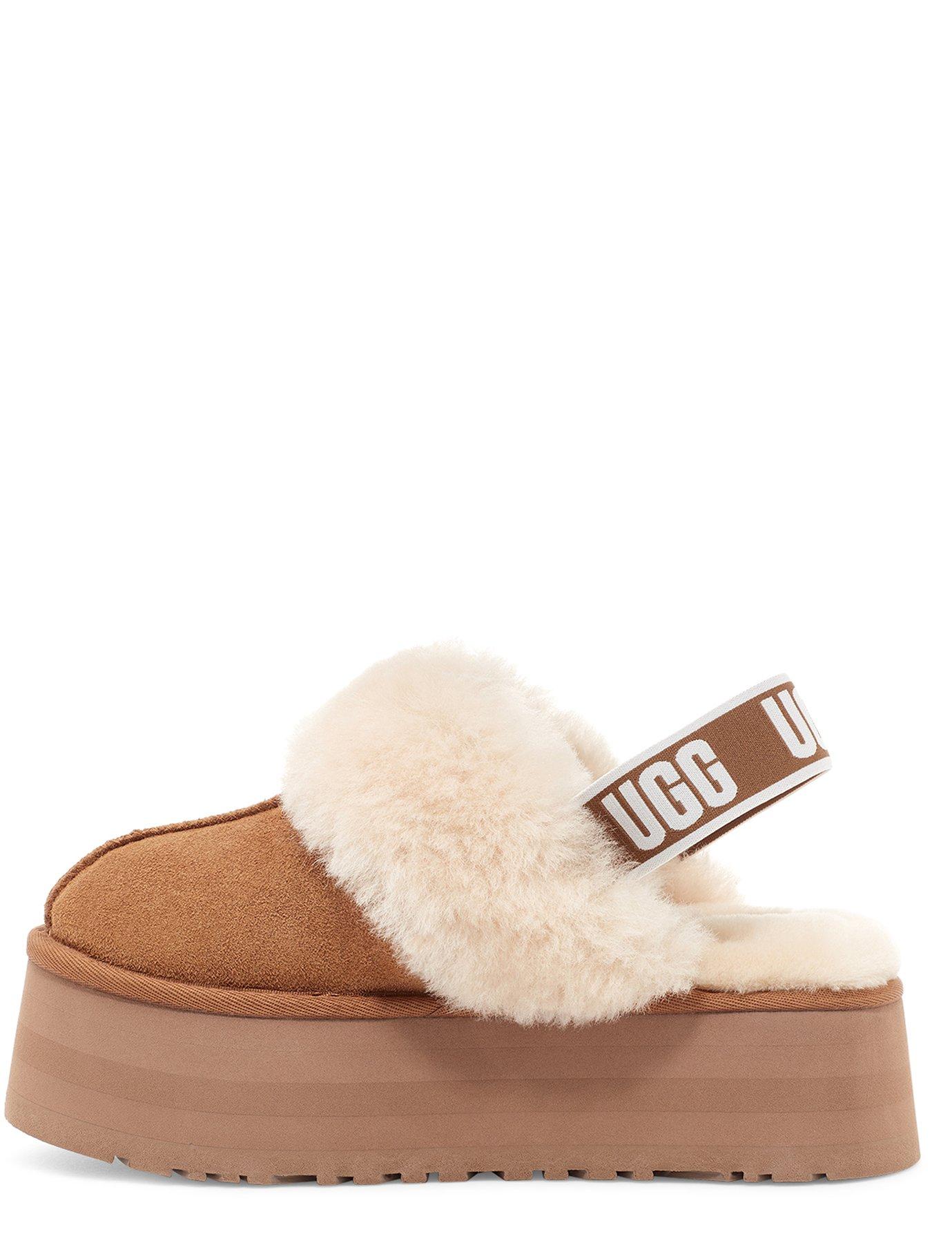 UGG Womens Funkette Slipper Chestnut Littlewoods