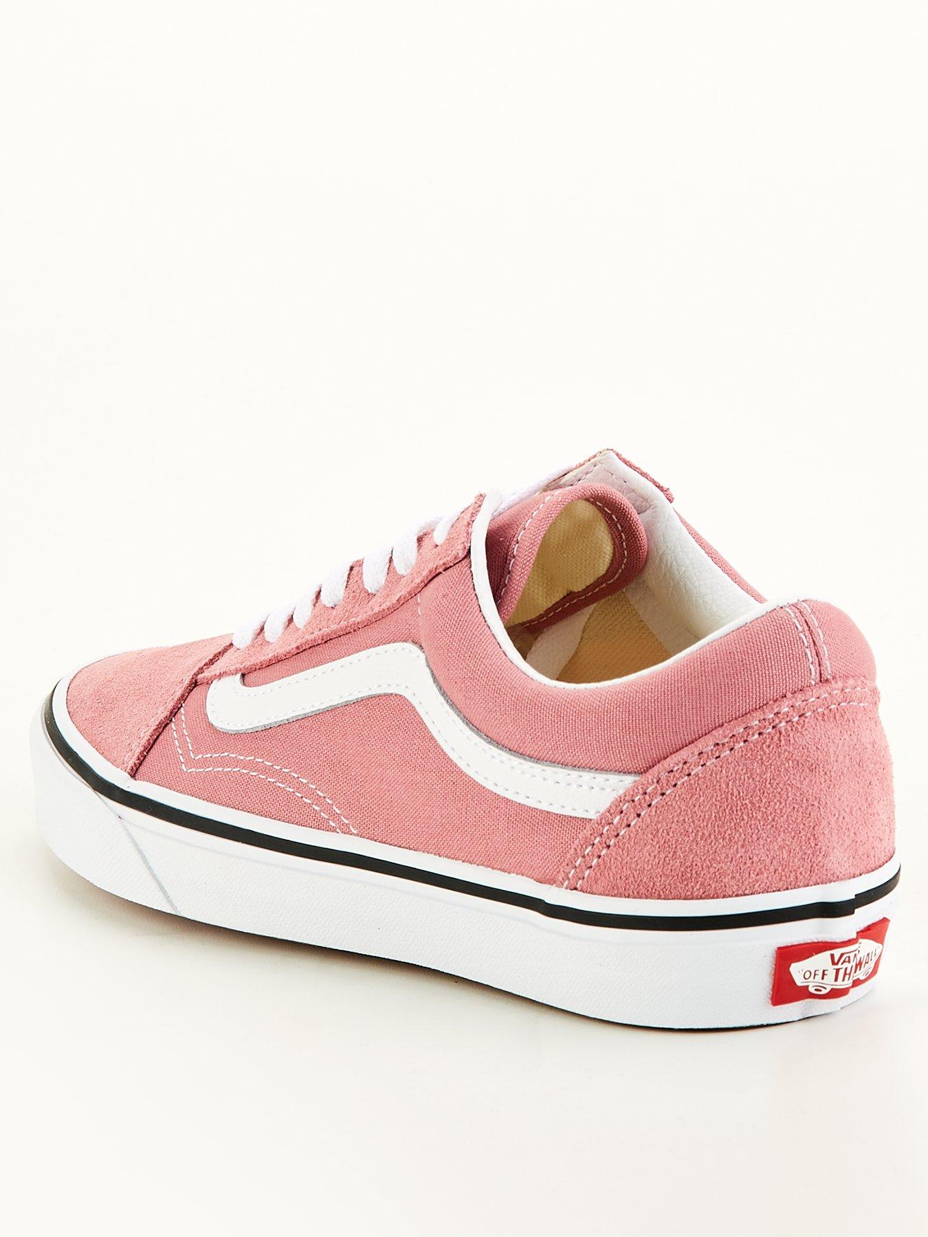 Light pink and white vans hotsell