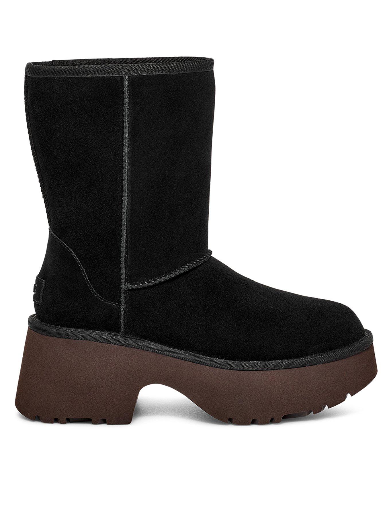 Image 1 of 7 of UGG Womens Classic Short New Heights Boot - Black