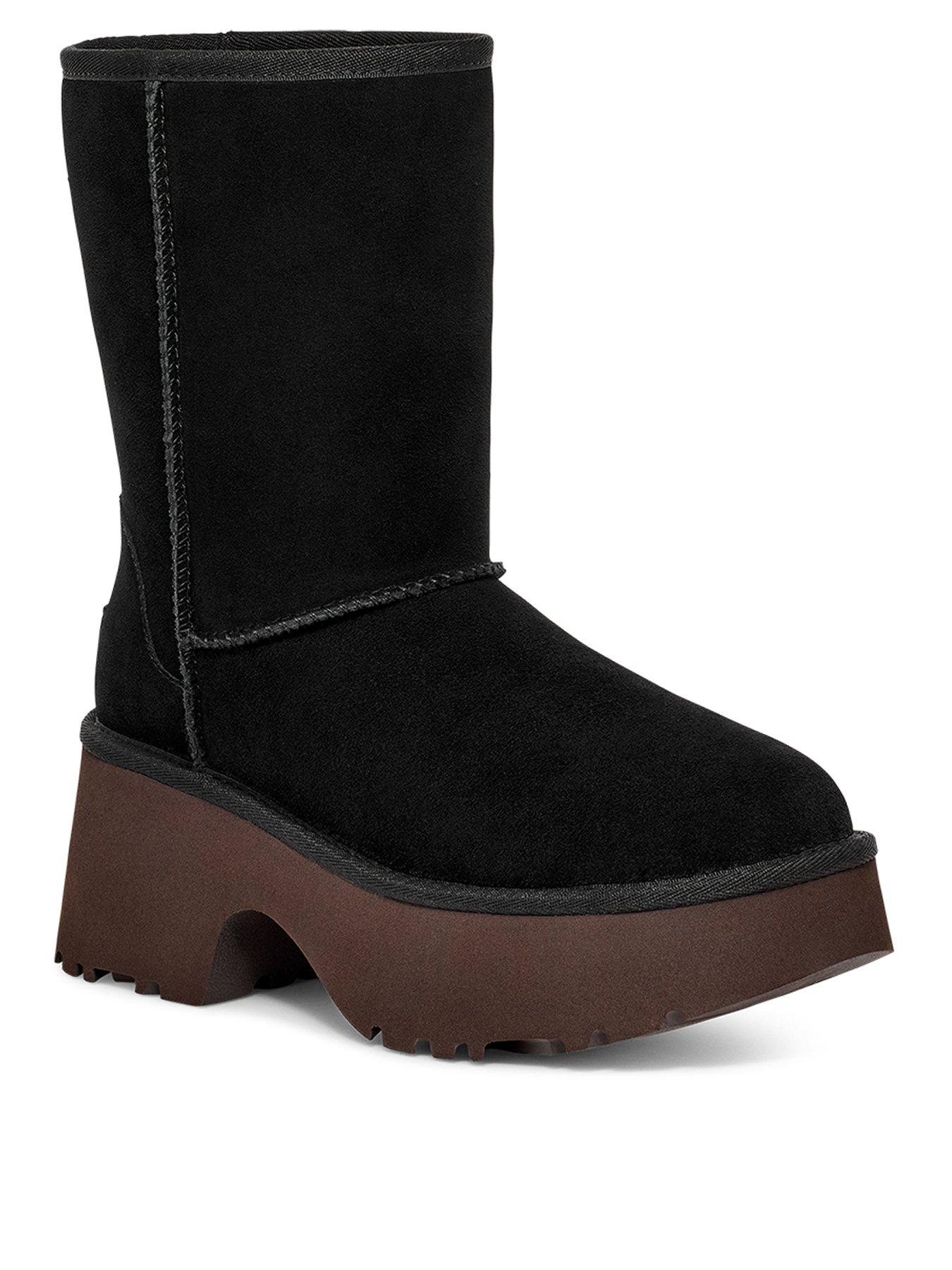 Image 2 of 7 of UGG Womens Classic Short New Heights Boot - Black