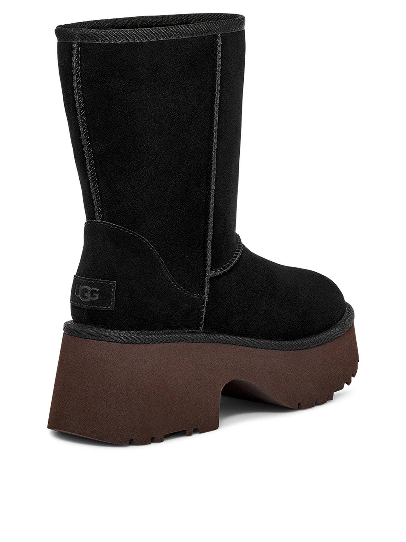 Image 3 of 7 of UGG Womens Classic Short New Heights Boot - Black