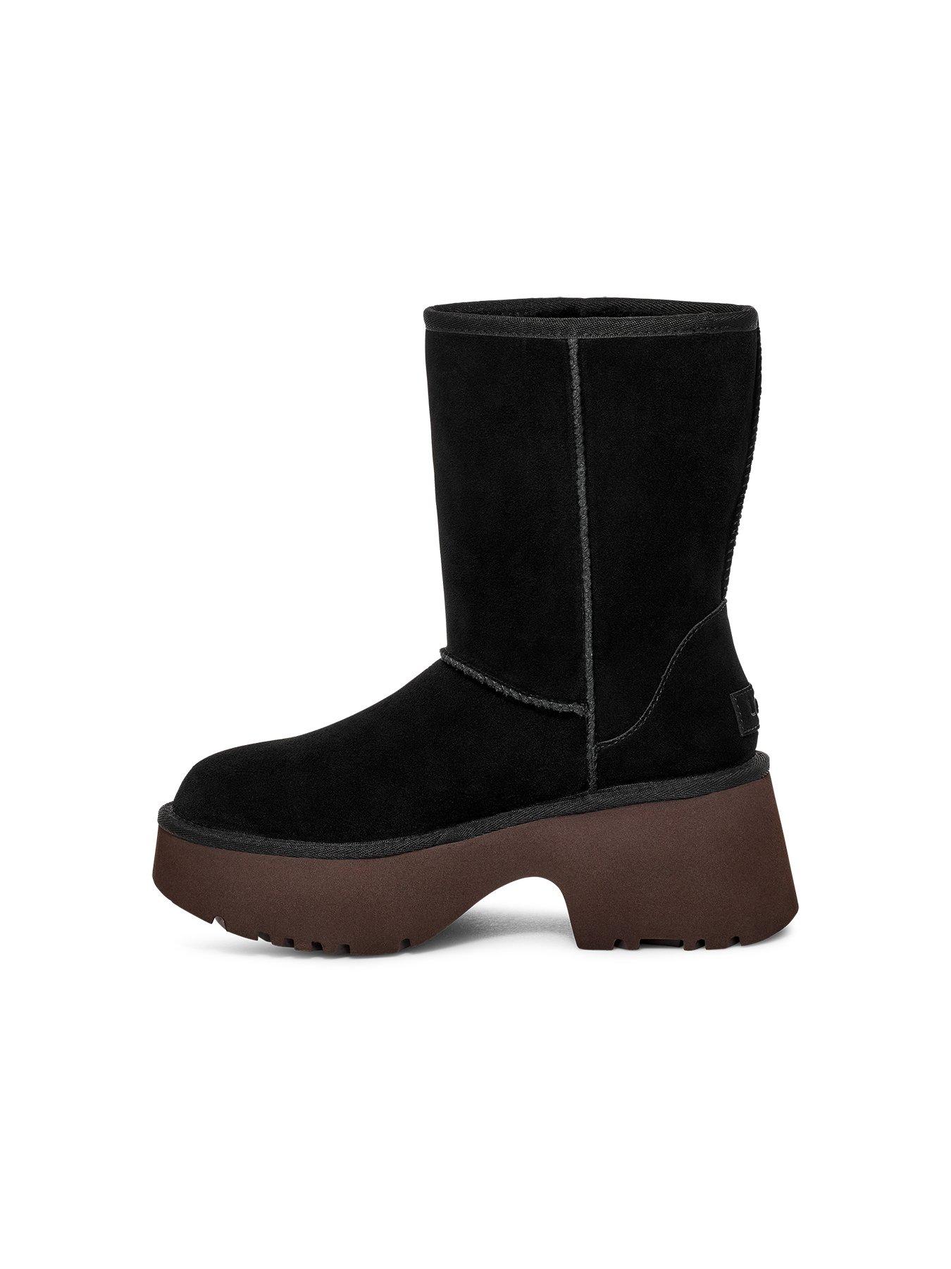 Image 6 of 7 of UGG Womens Classic Short New Heights Boot - Black