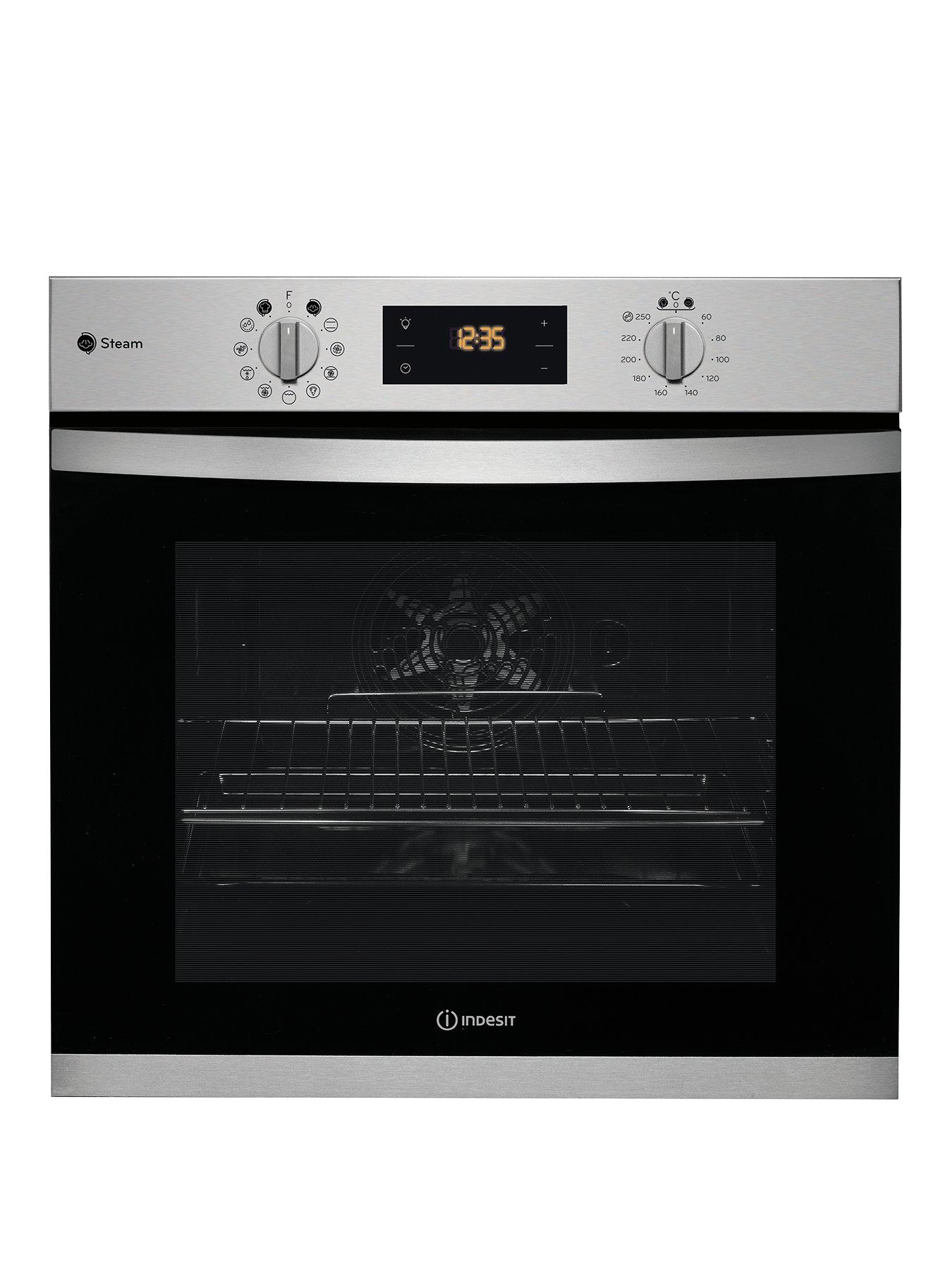 front image of indesit-aria-kfws3844hixuk-turnampgo-steam-oven-stainless-steel