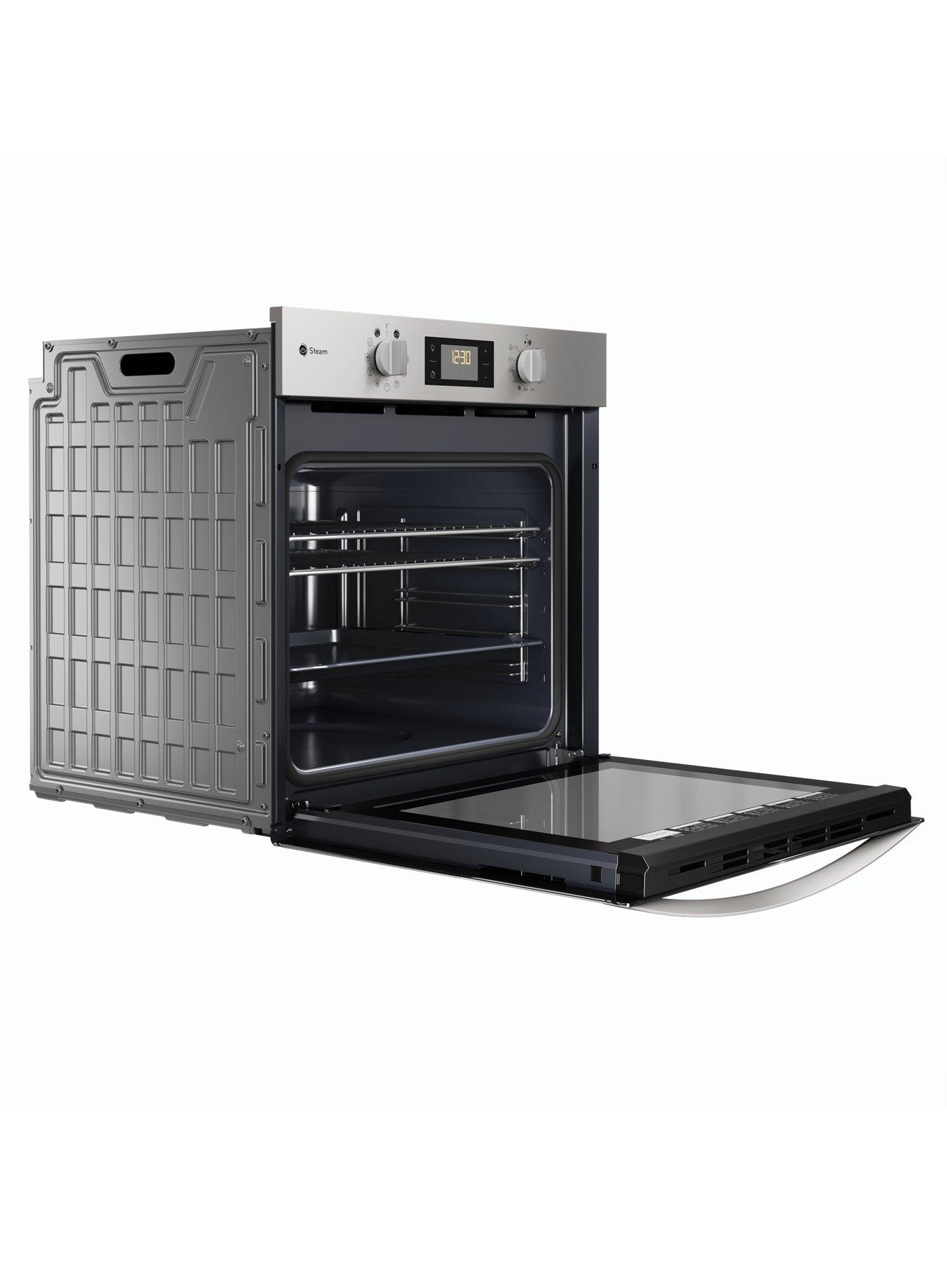  image of indesit-aria-kfws3844hixuk-turnampgo-steam-oven-stainless-steel