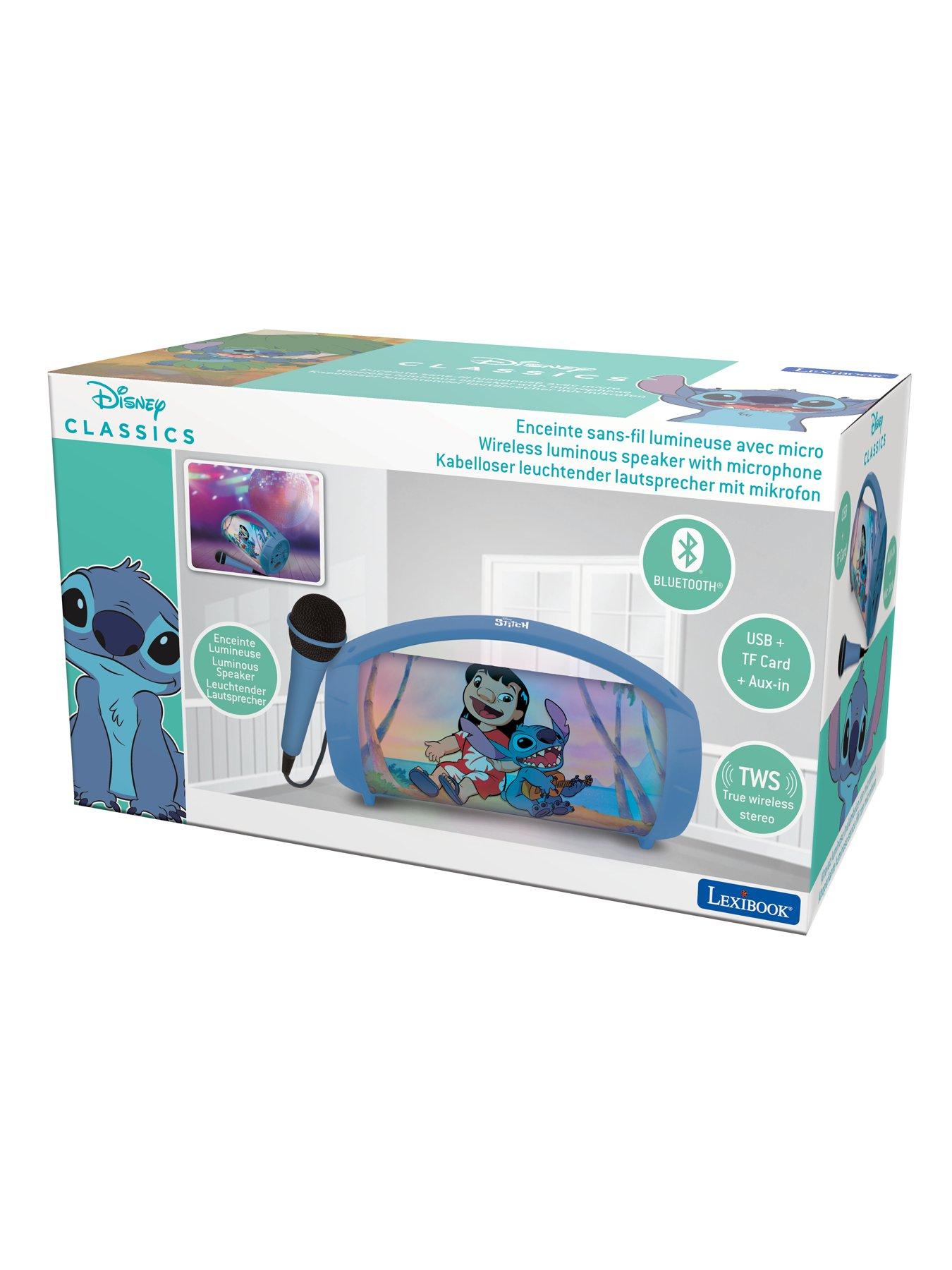  image of disney-stitch-bluetooth-karaoke-light-speaker-with-microphone