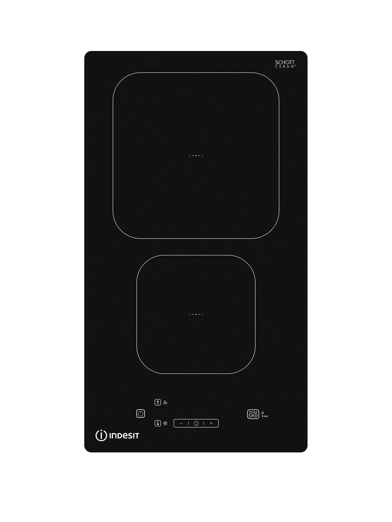 front image of indesit-pushampgo-is19q30ne-30cm-domino-induction-hob-black