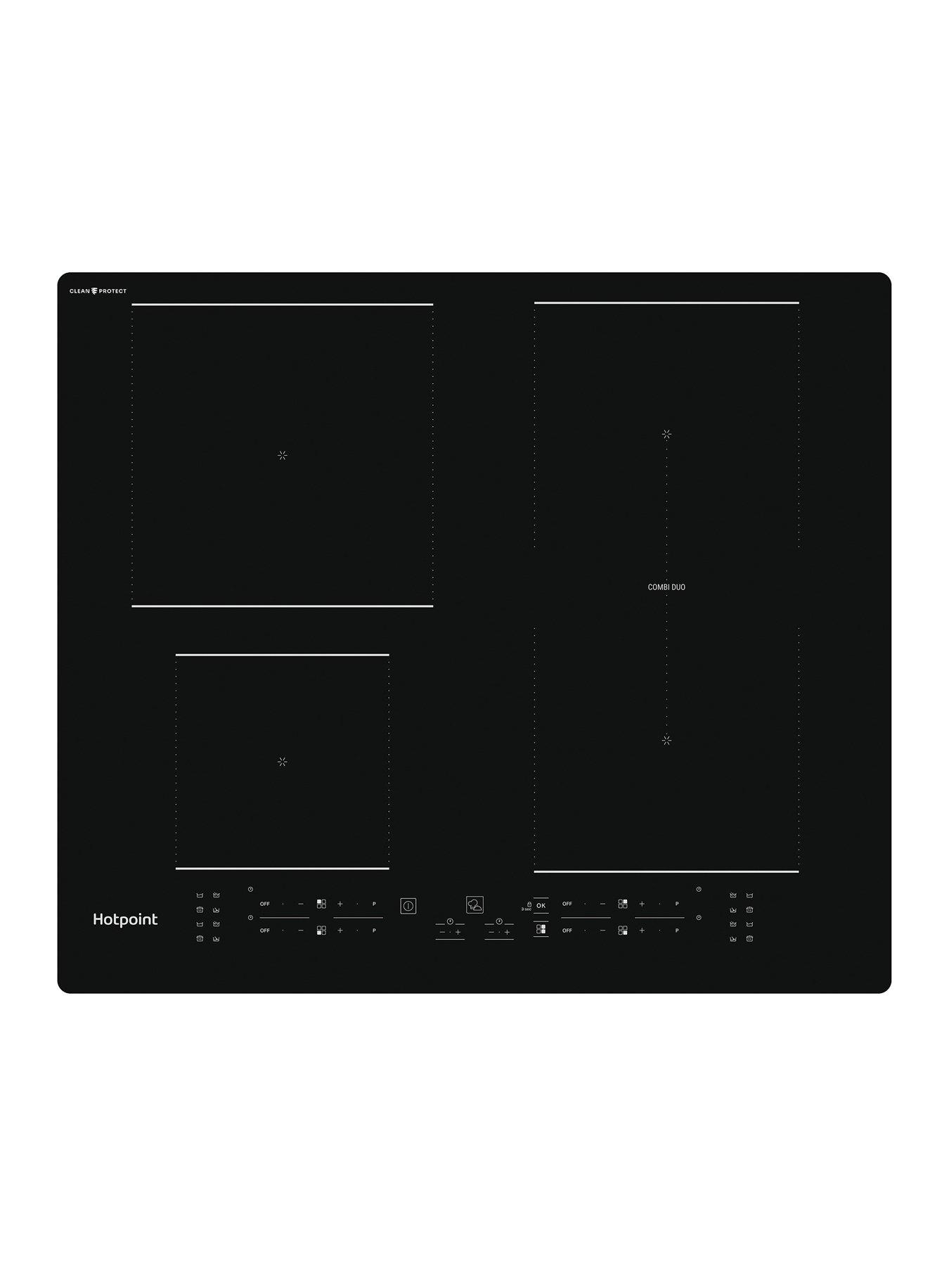 Image 2 of 8 of Hotpoint CleanProtect TB2460BCPNE 60cm Induction Hob - Black