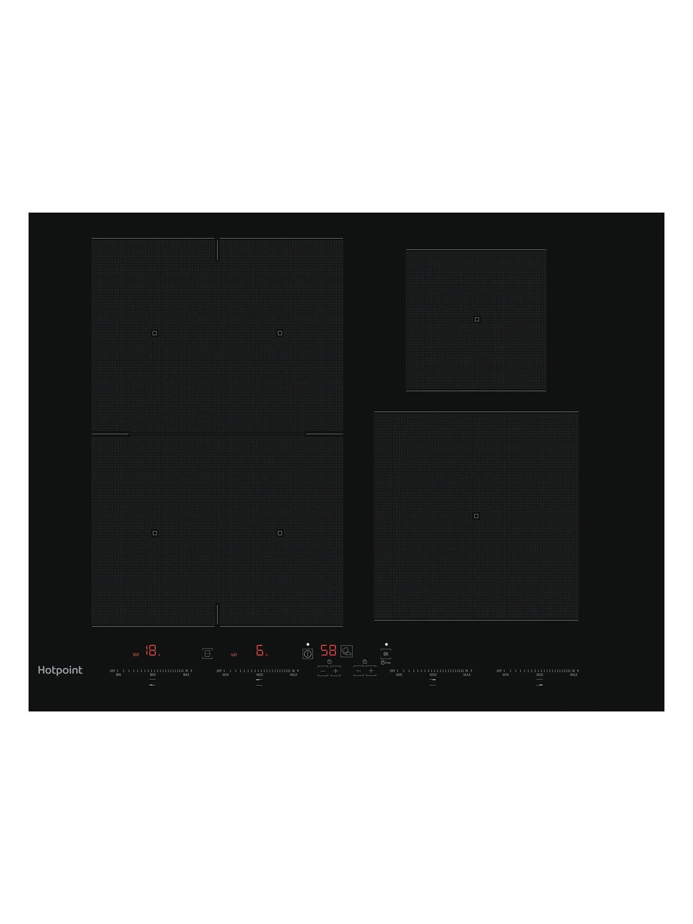 Image 2 of 7 of Hotpoint My Menu ACO654NE 65cm Induction Hob - Black