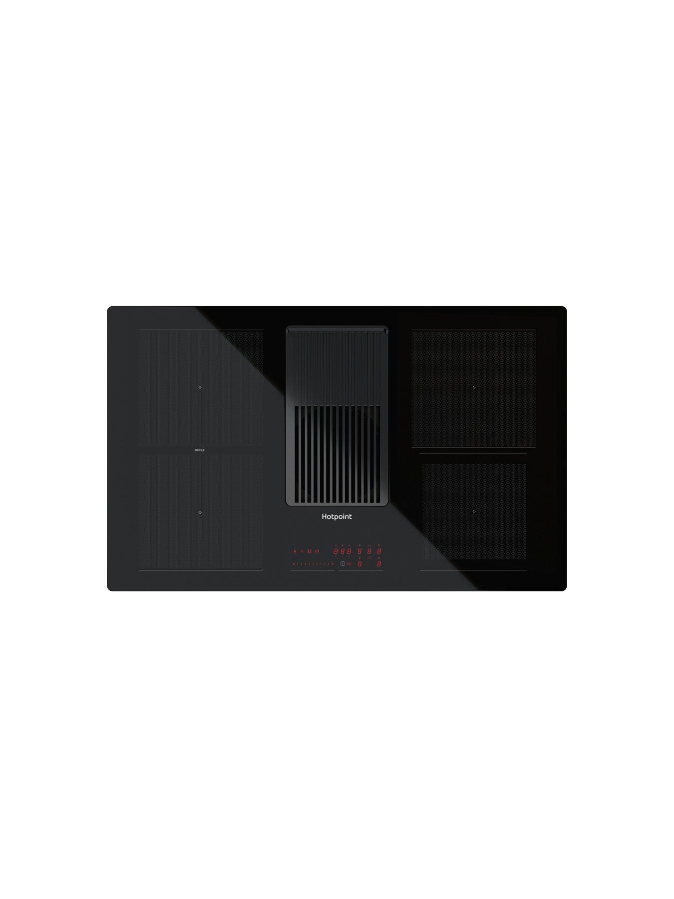 Image 2 of 8 of Hotpoint PVH92BKFKIT 90cm Vented Hob - Black
