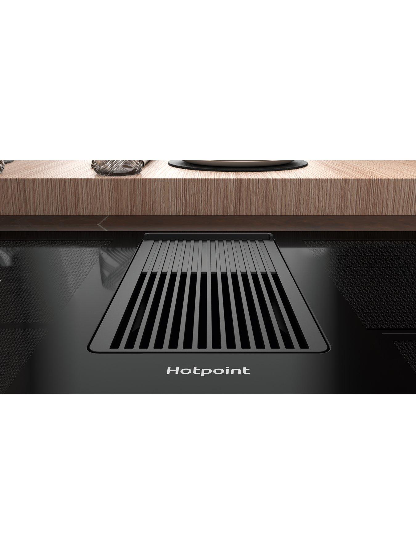 Image 6 of 8 of Hotpoint PVH92BKFKIT 90cm Vented Hob - Black