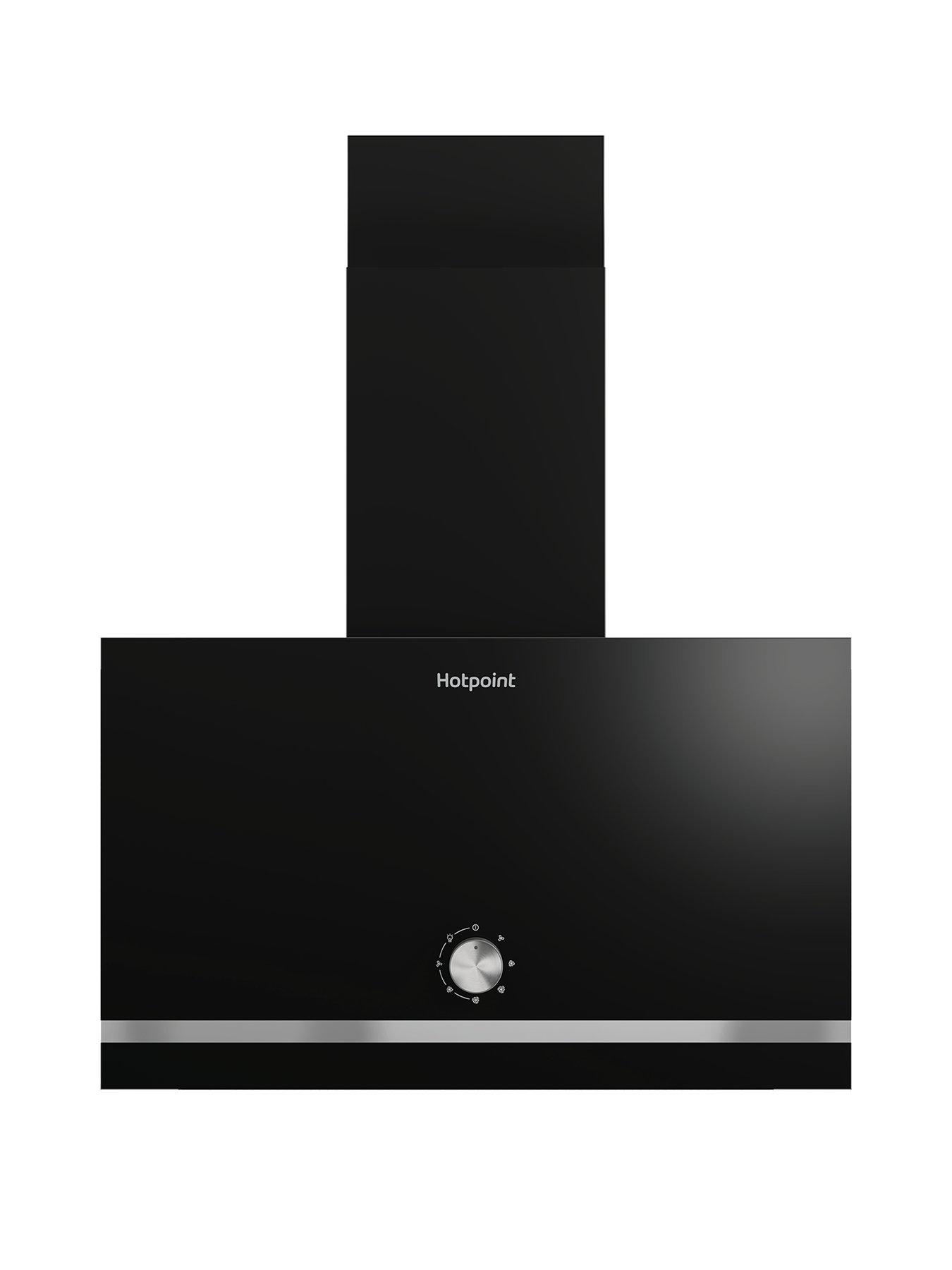 Image 1 of 4 of Hotpoint PHVP62FLMK 60cm Cooker Hood - Black