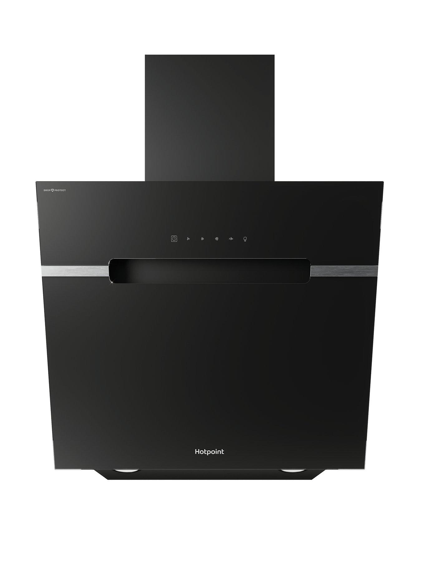 hotpoint-dropprotect-phvs61fltdpk-60cm-cooker-hood-black