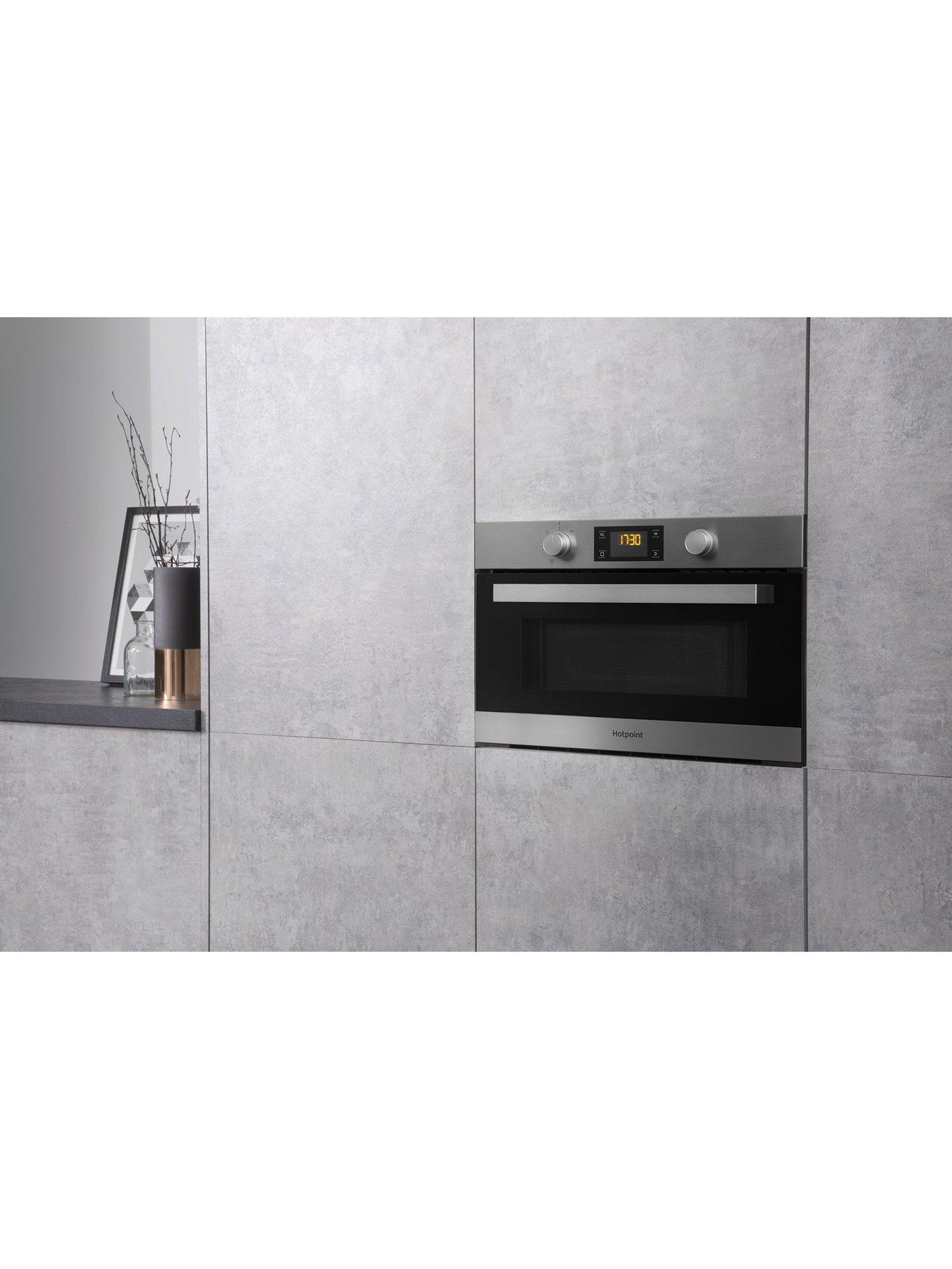  image of hotpoint-class-3-md344ixh-built-in-microwave-stainless-steel