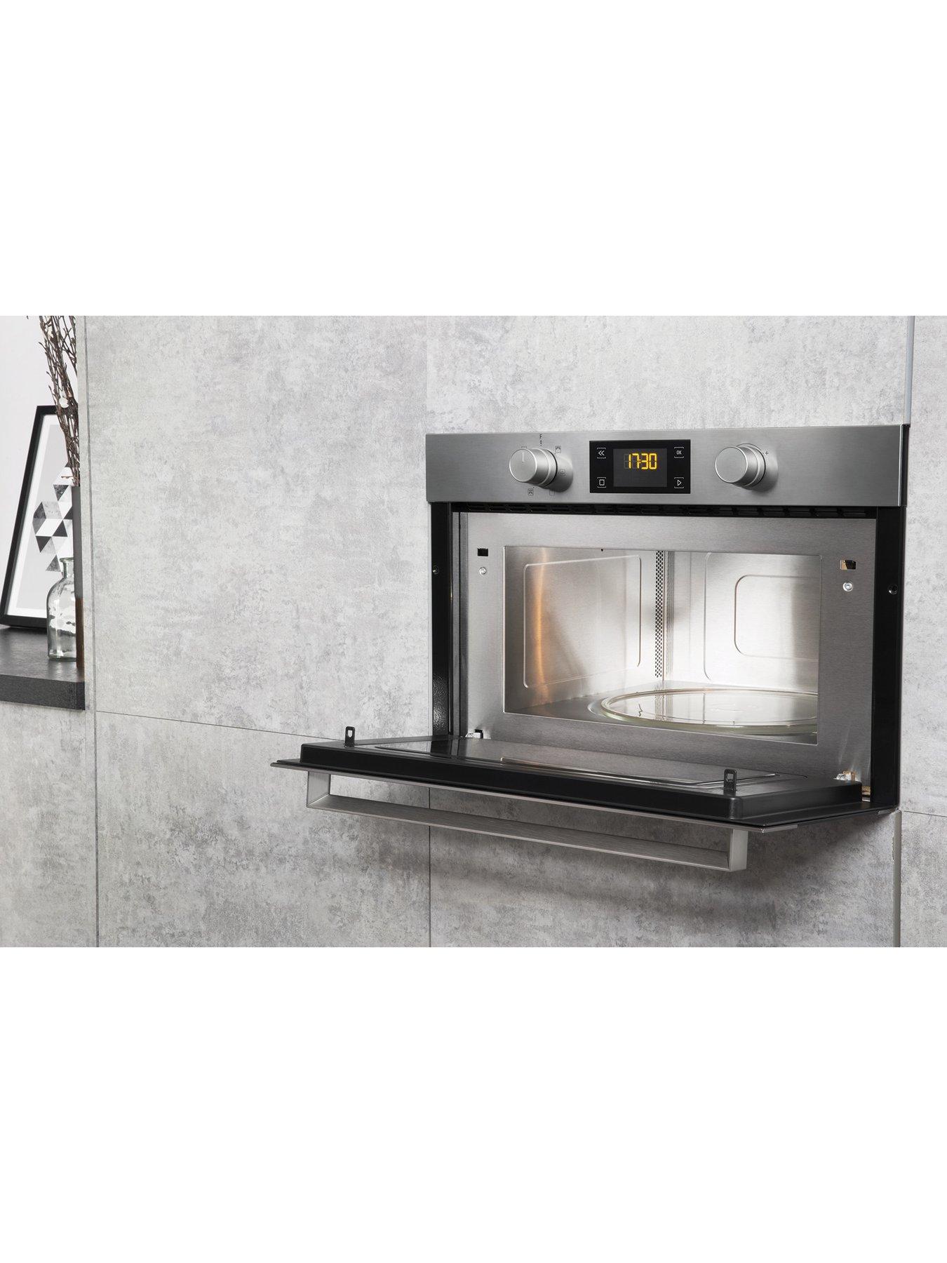  image of hotpoint-class-3-md344ixh-built-in-microwave-stainless-steel
