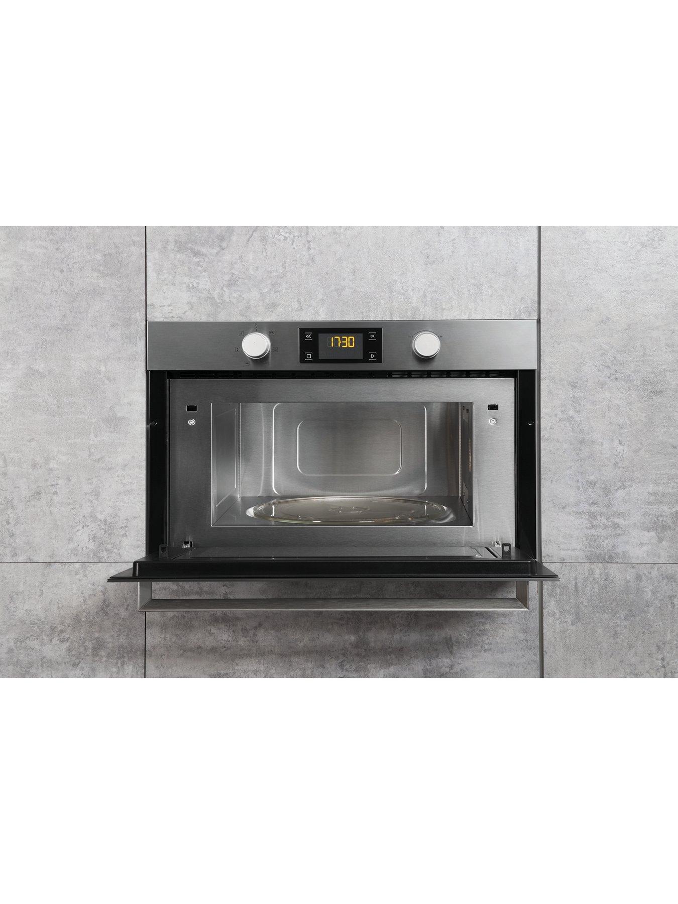  image of hotpoint-class-3-md344ixh-built-in-microwave-stainless-steel