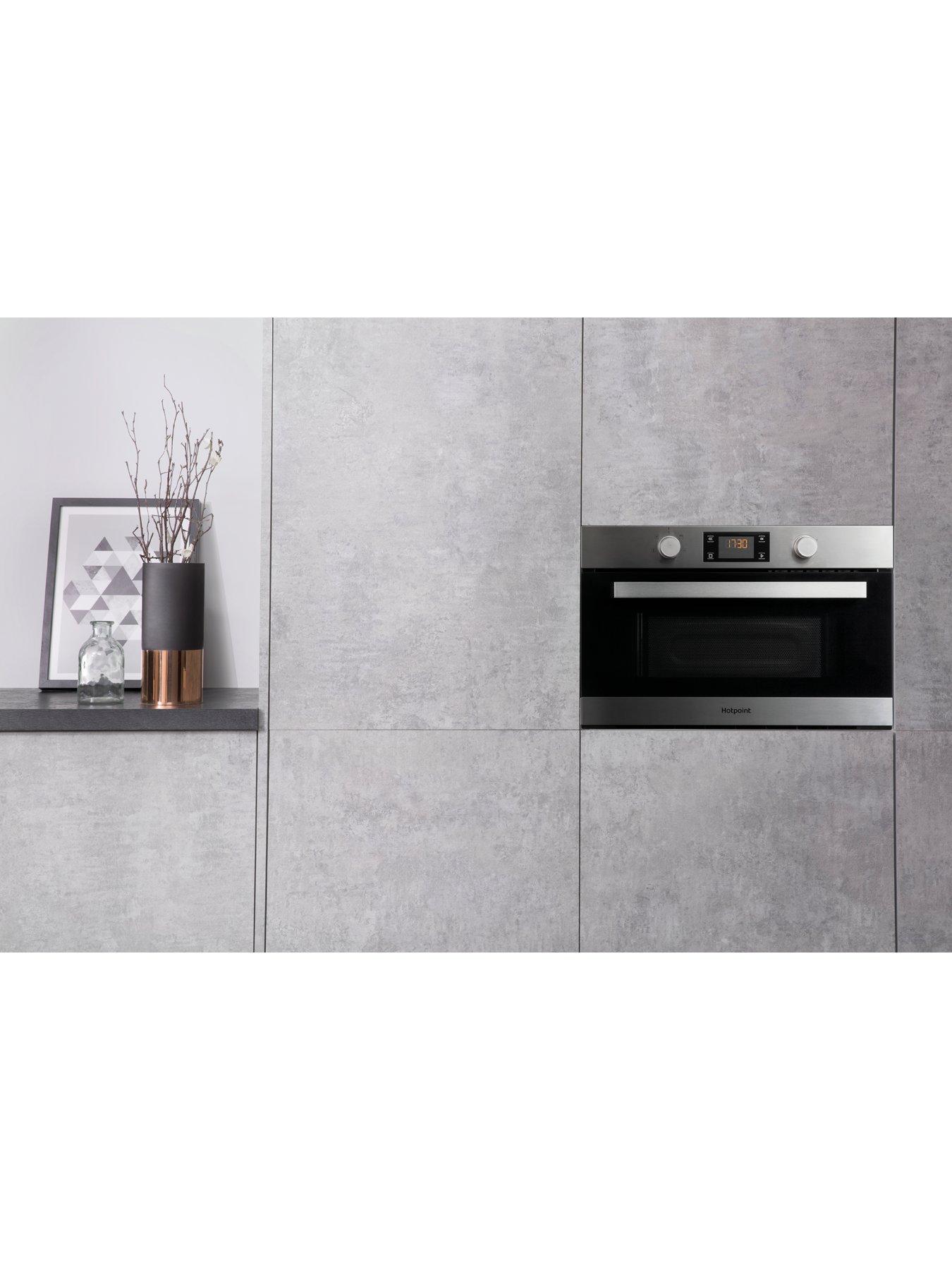  image of hotpoint-class-3-md344ixh-built-in-microwave-stainless-steel