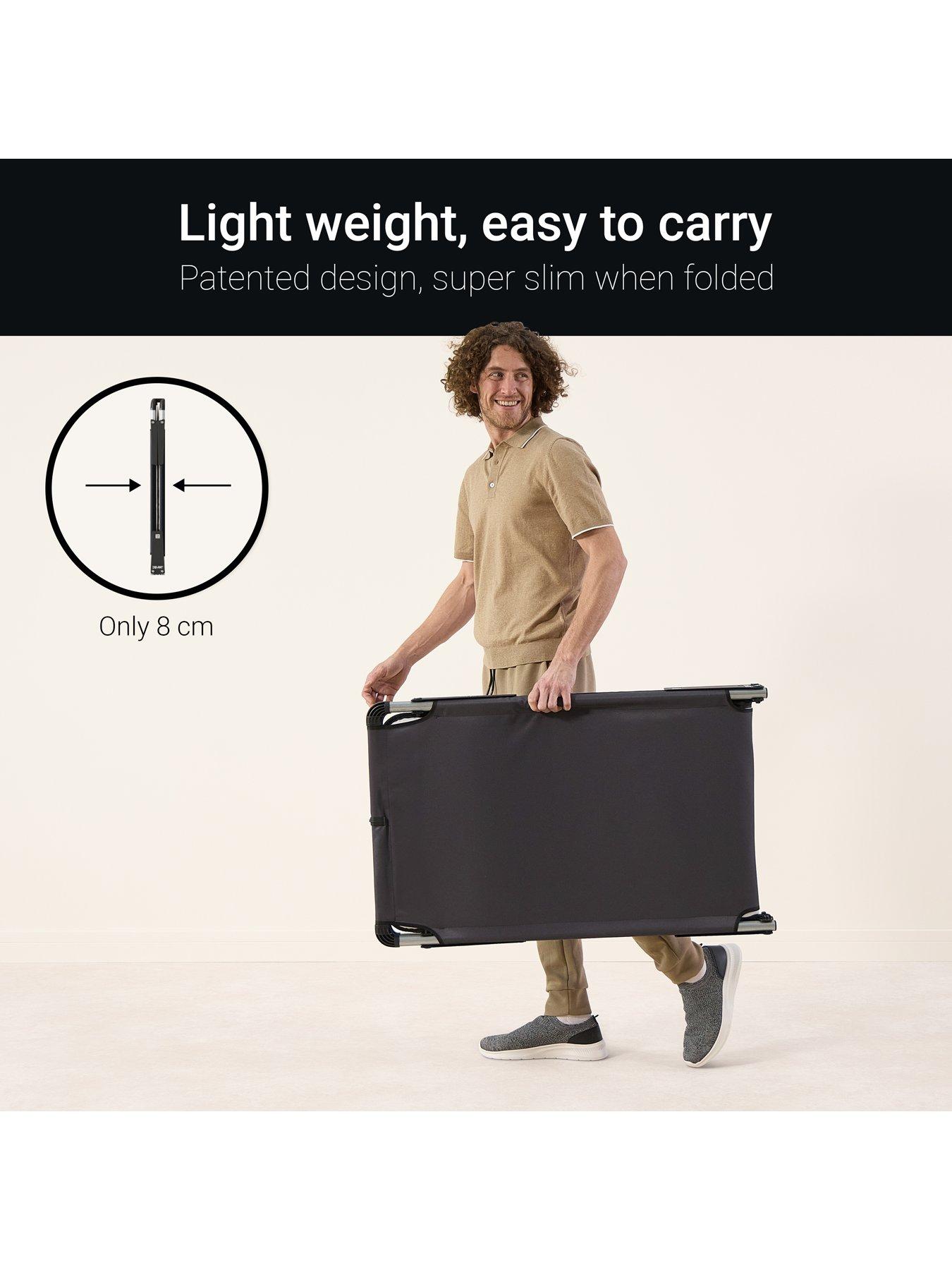 Image 3 of 7 of Jaybe Le59 Lite Folding Bed With E-fibre Insulator Pad, Single