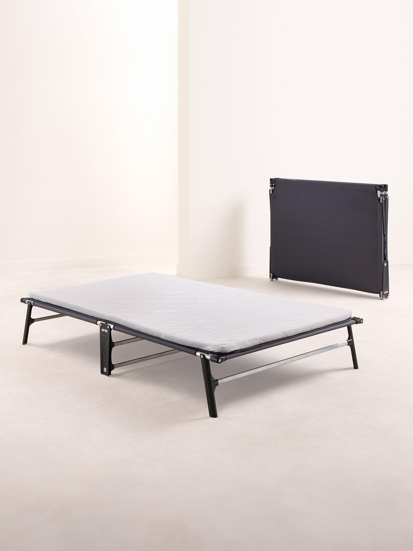 undefined Ce120 Compact Folding Bed With E-fibre Mattress, Small Double