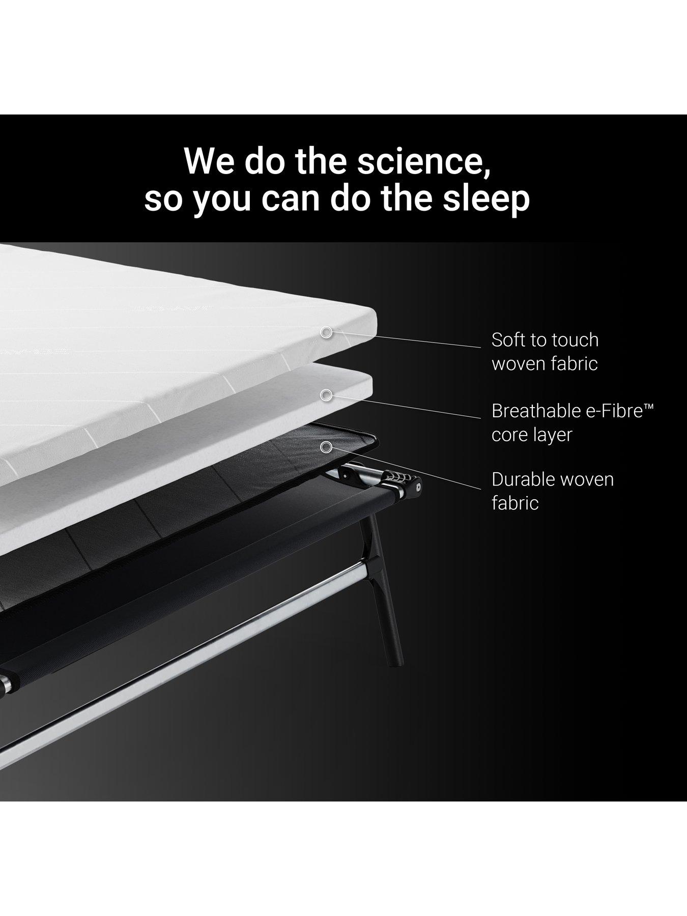  image of jaybe-ce120-compact-folding-bed-with-e-fibre-mattress-small-double