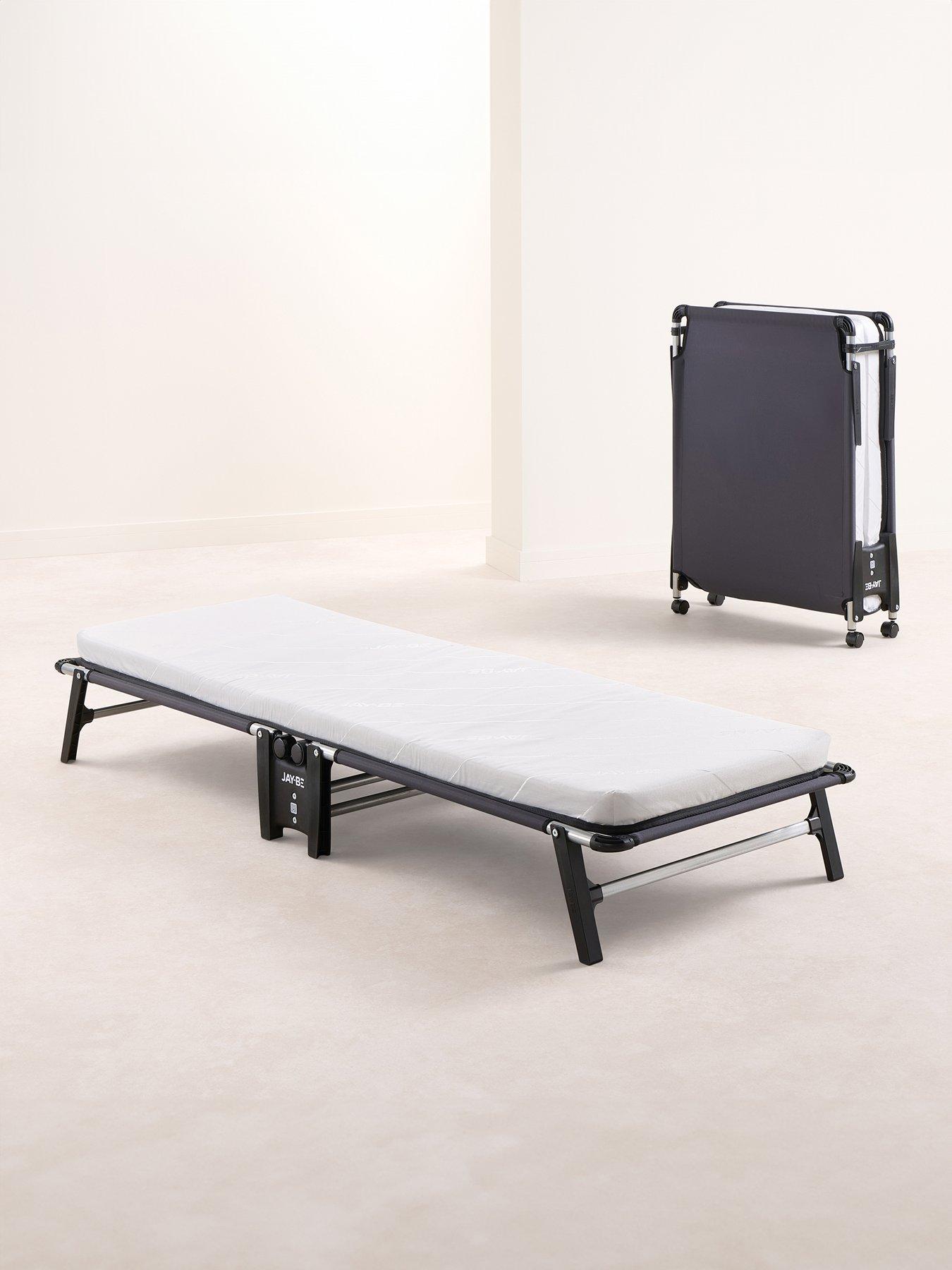 Jaybe He70 Hideaway Folding Bed With E-fibre Mattress, Single