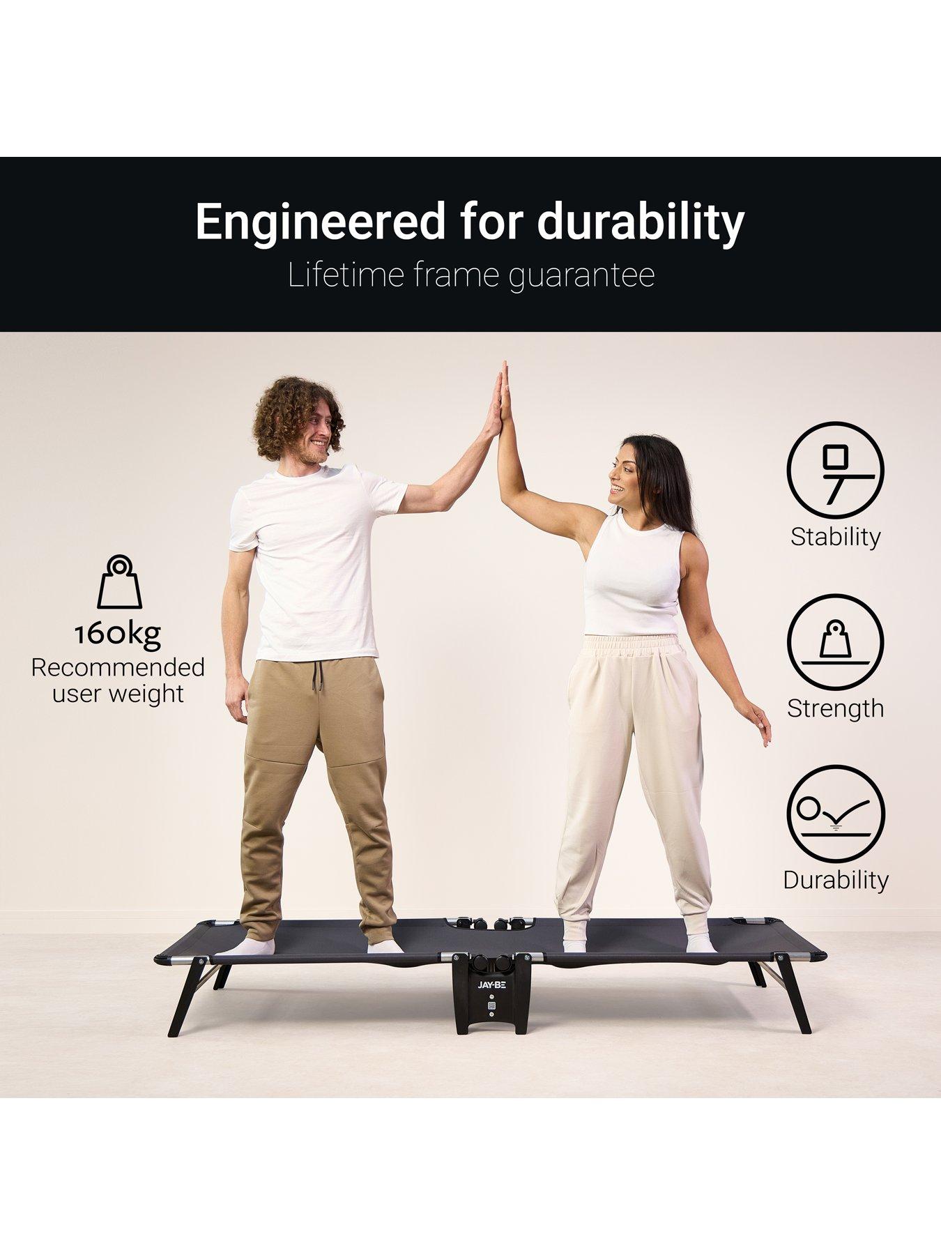  image of jaybe-he70-hideaway-folding-bed-with-e-fibre-mattress-single