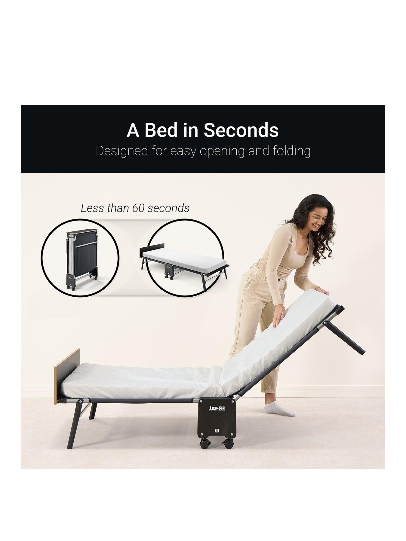  image of jaybe-re80-rollaway-folding-bed-with-e-fibre-mattress-single