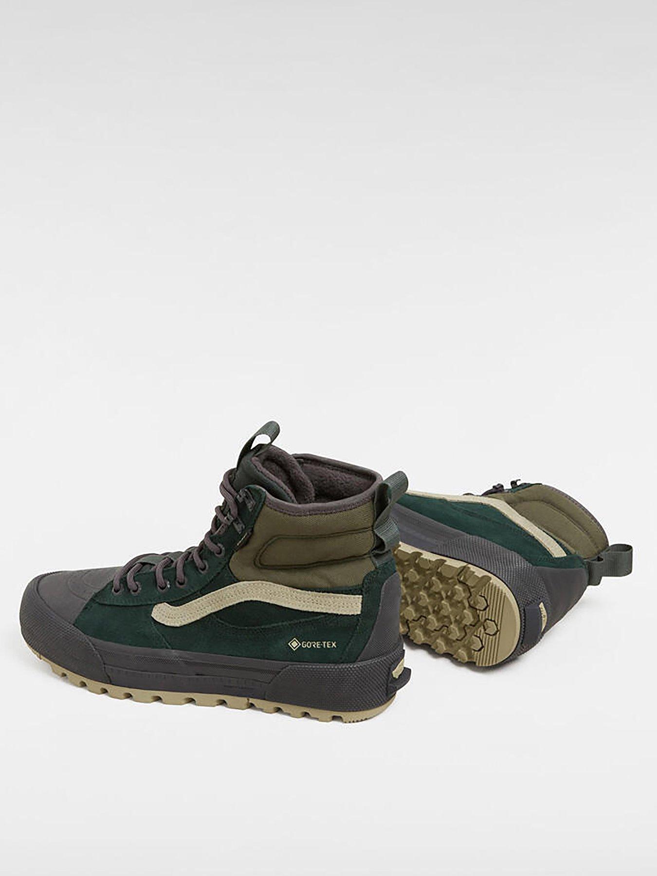  image of vans-mens-mte-sk8-hi-gore-tex-trainers-khaki