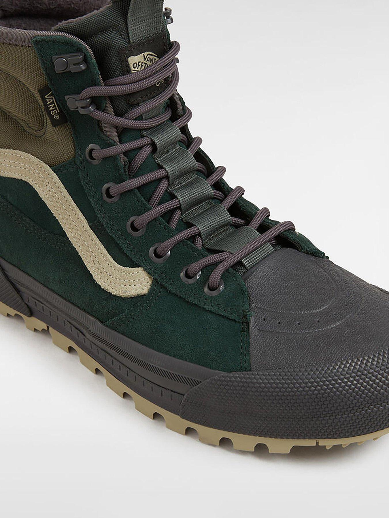  image of vans-mens-mte-sk8-hi-gore-tex-trainers-khaki