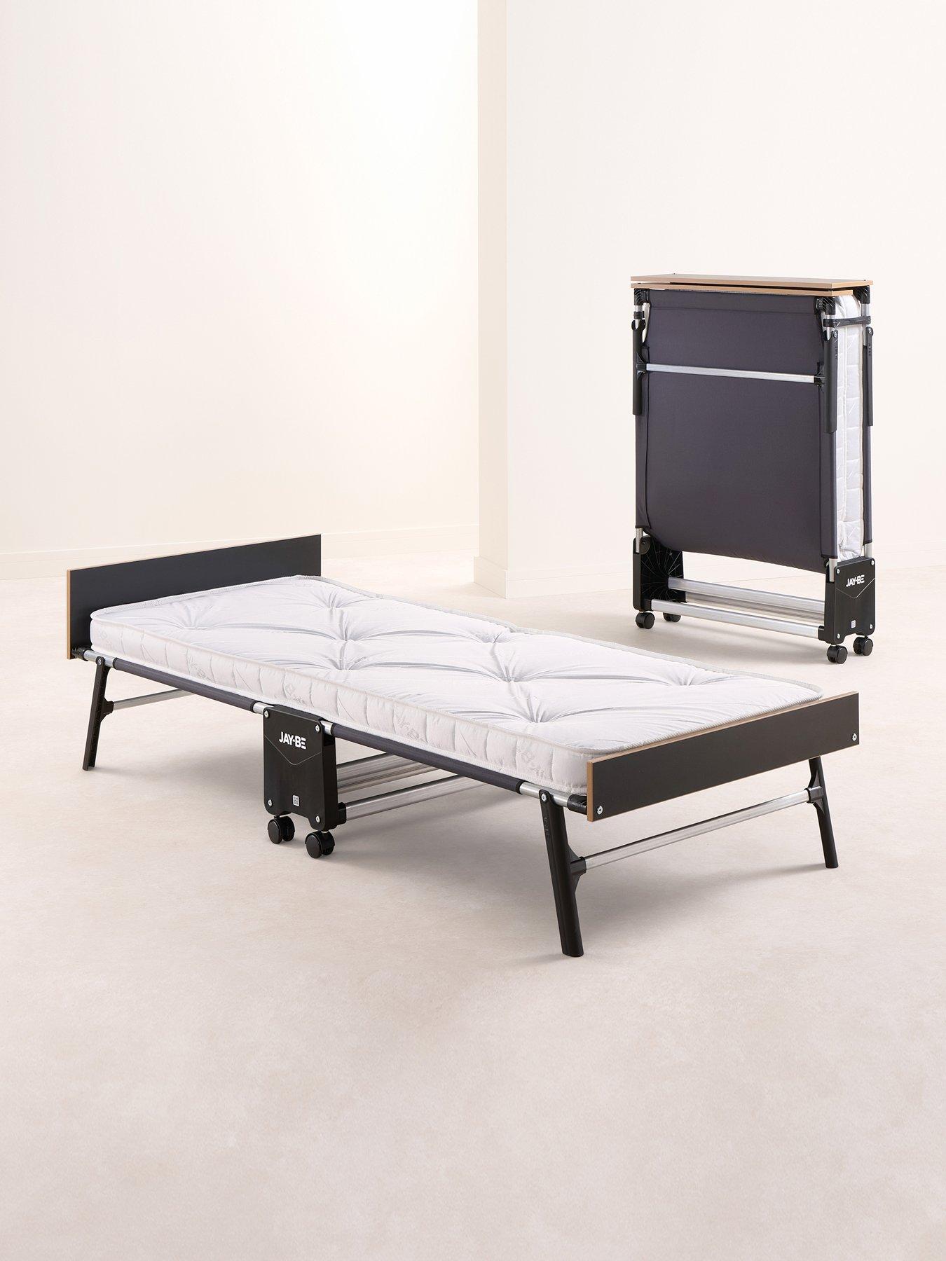 undefined Gp80 Grand Folding Bed With E-pocket Tufted Mattress, Single