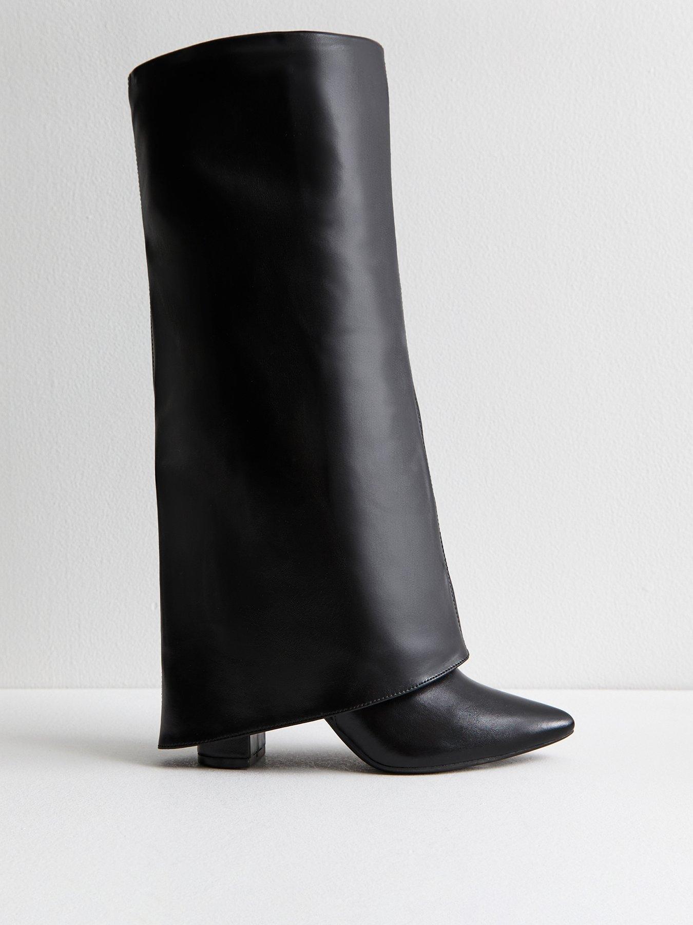 Black knee high boots new look hotsell