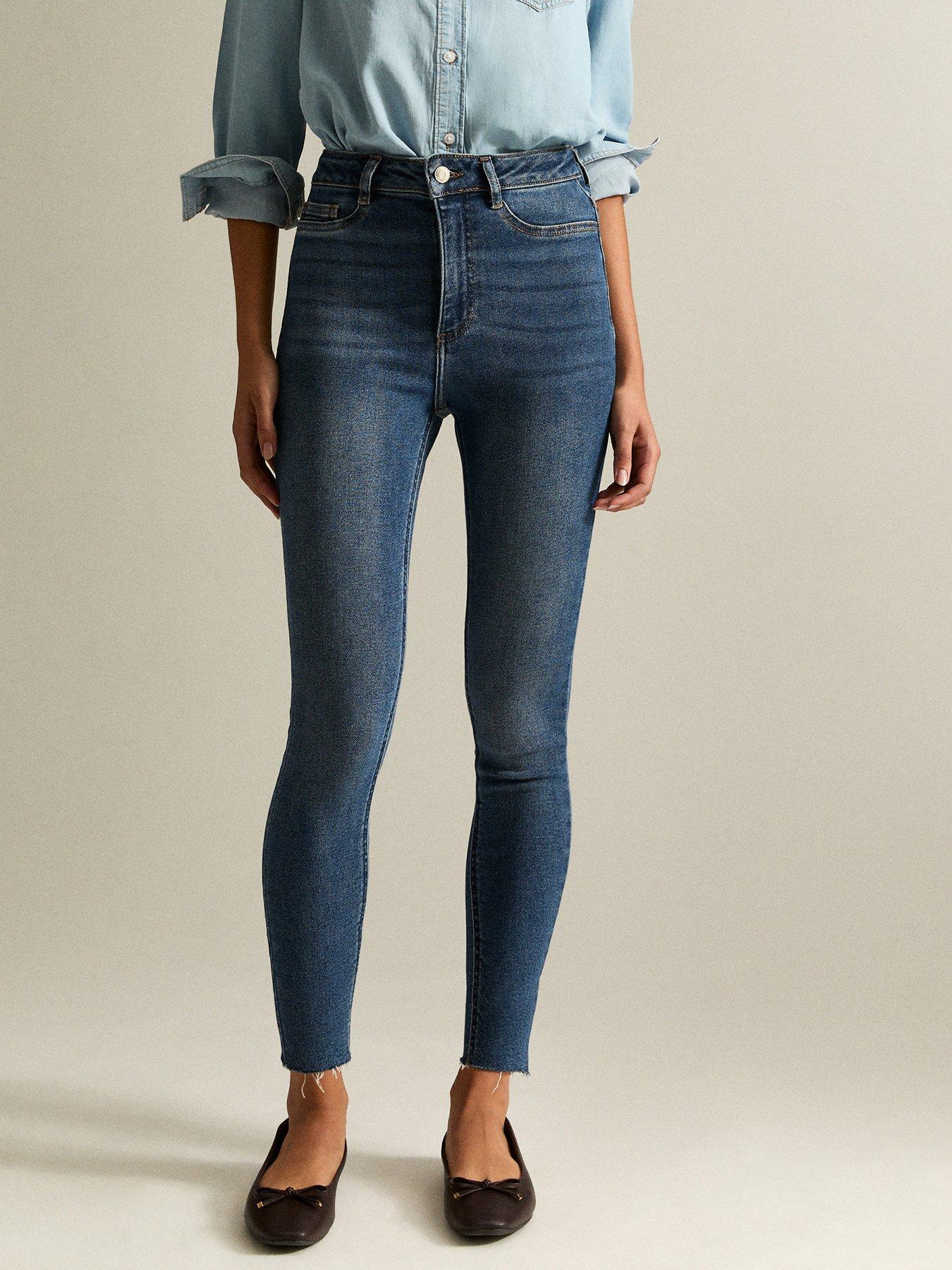 Blue Jeans Hallie Jeans New Look New Look Blue Hallie Disco Frayed